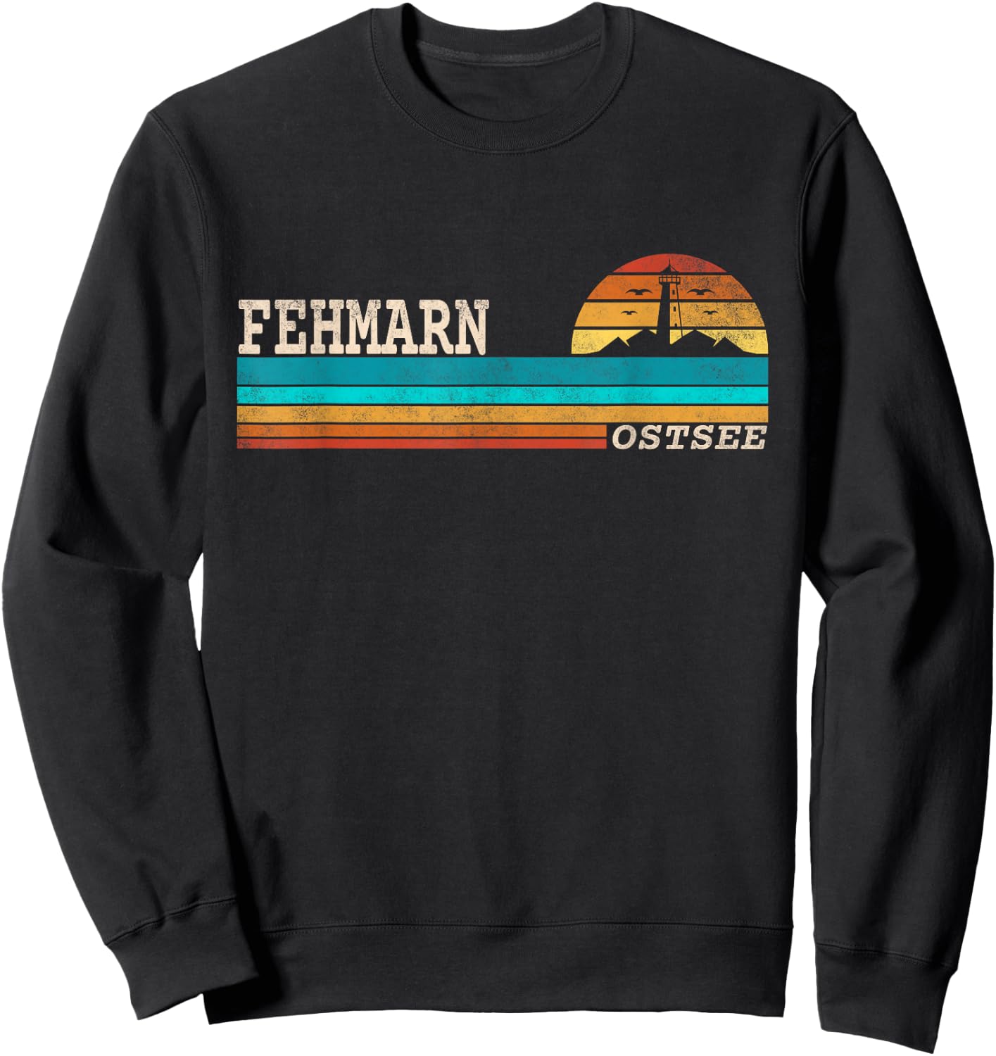 Ostseeinsel Fehmarn Sweatshirt - Sweatshirt | Black
