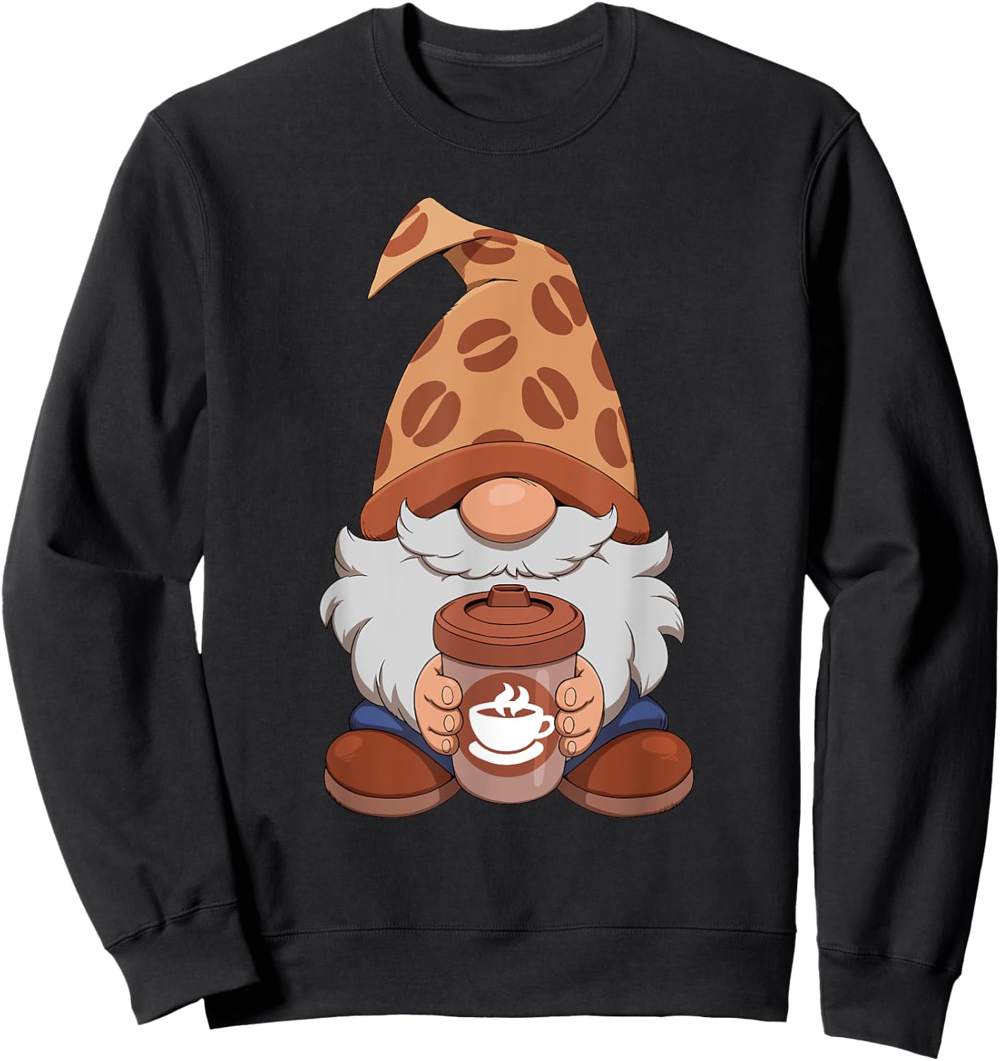 Gnome Coffee Sweatshirt - Sweatshirt | Black