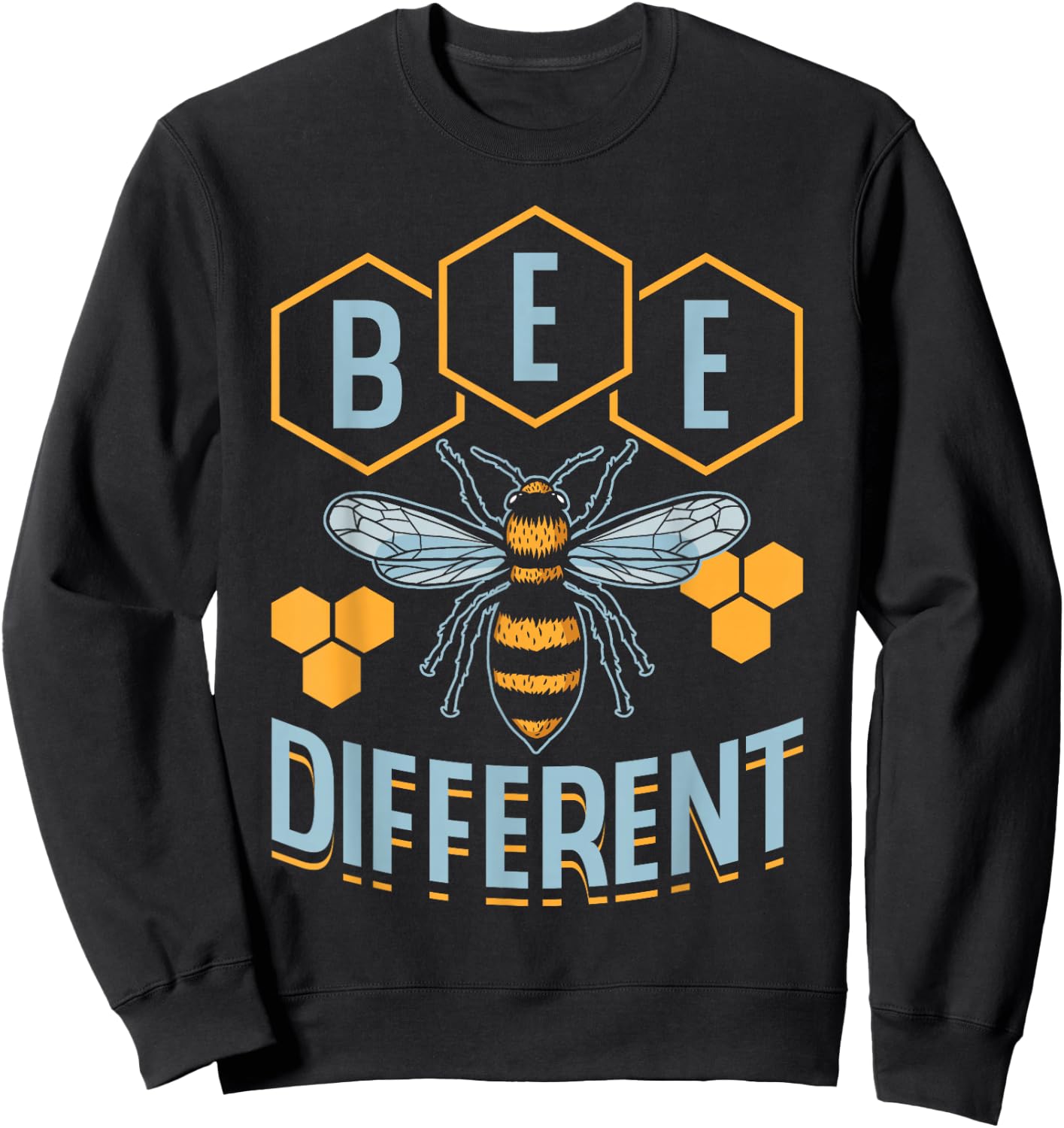 Bee Different Honeybee Beekeeping Hobby Beekeeper Sweatshirt - Sweatshirt | Black