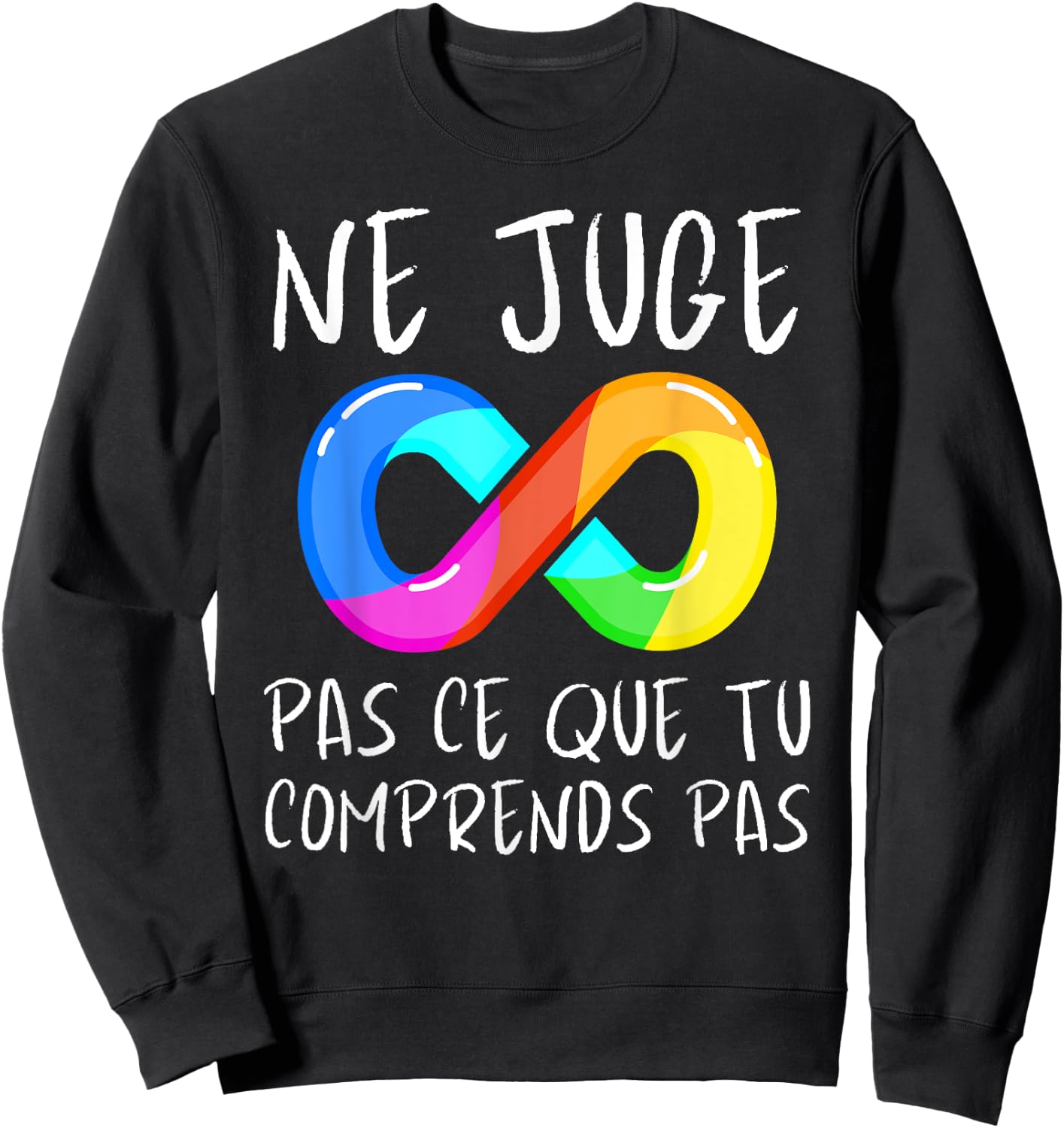 Awareness Autism ADHD I Am Autistic Asperger Humor , Black, S Sweatshirt - Sweatshirt | Black
