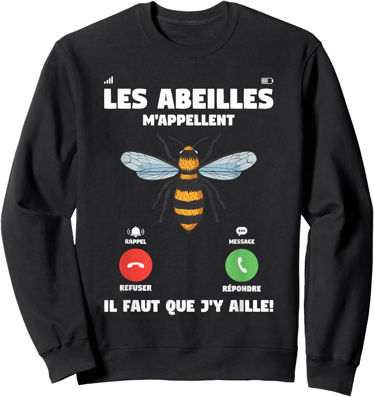 Funny Quote Beekeeping For A Beekeeper , Black, S Sweatshirt - Sweatshirt | Black