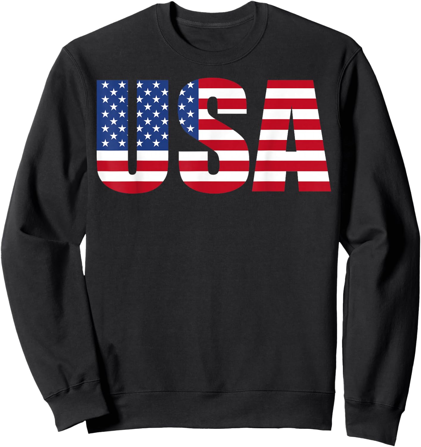 USA Sweatshirt - Sweatshirt | Black