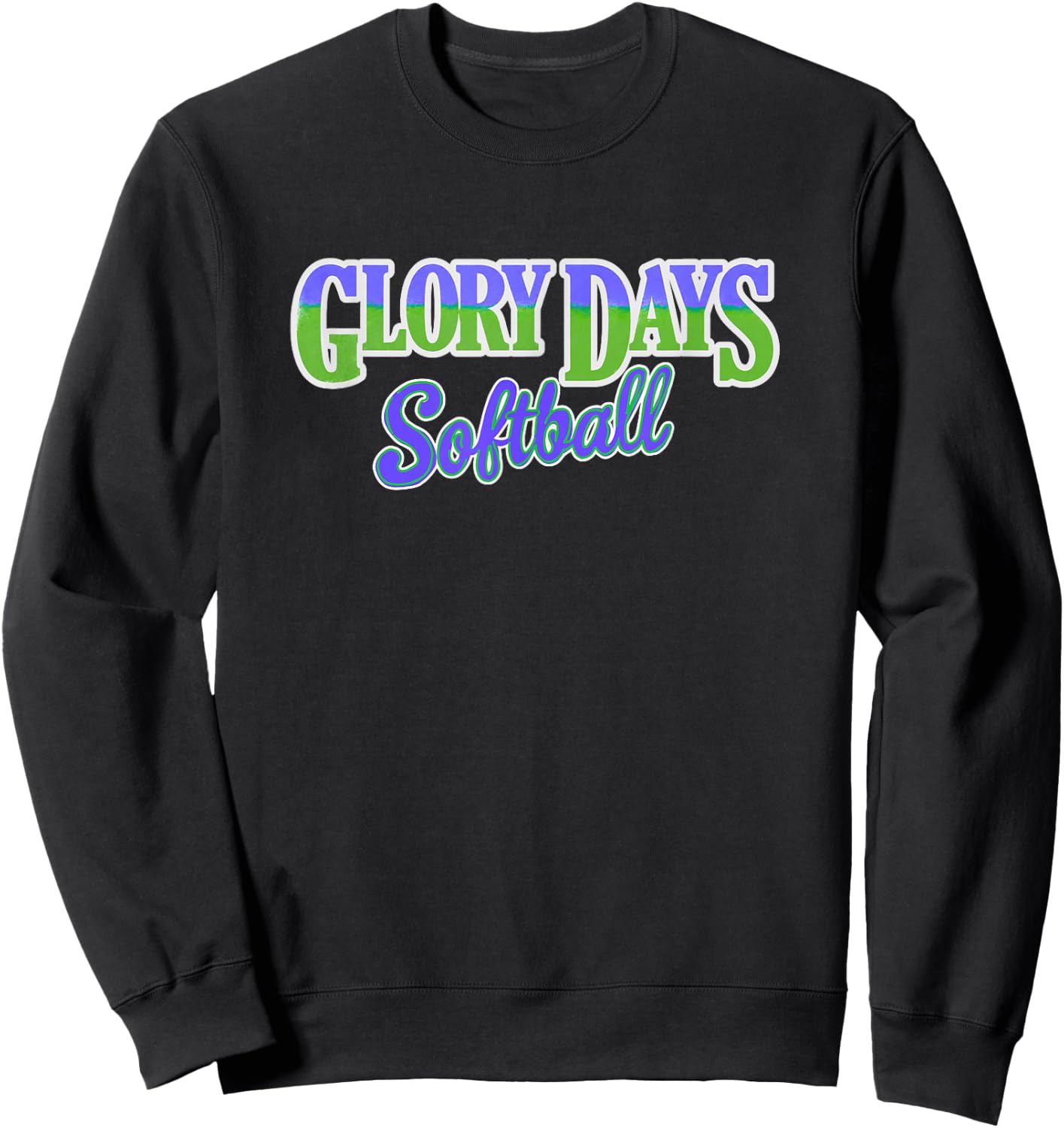 Glory Days Softball Sweatshirt - Sweatshirt | Black