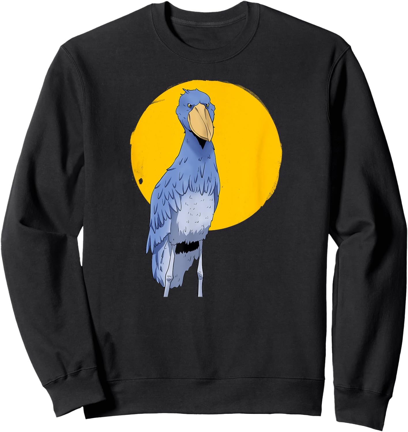 Schuhschnabel Vogel Ornithologe Walfischschnabel Tier Sweatshirt - Sweatshirt | Black