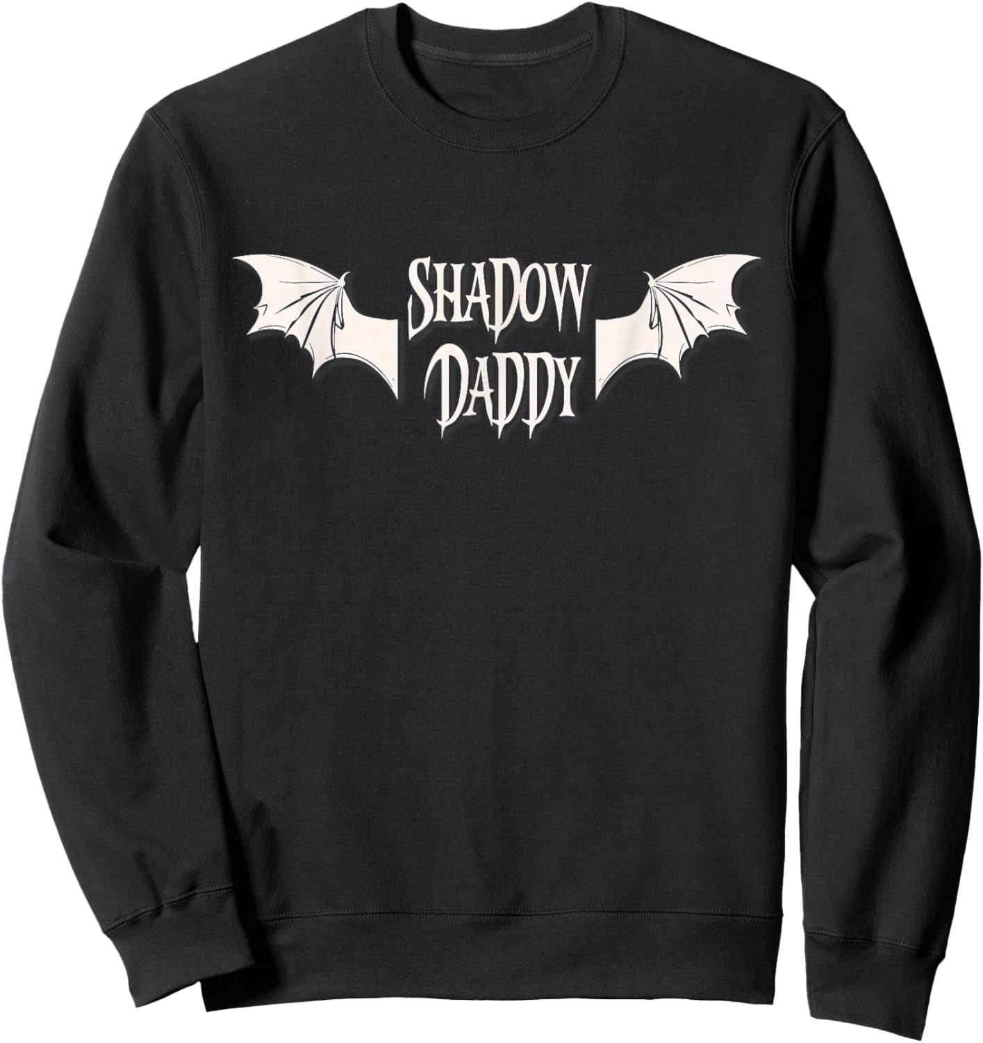 Romantasy Dark Romance Book Bat Boy Wings Shadow Daddy Lover Sweatshirt - Sweatshirt | Black