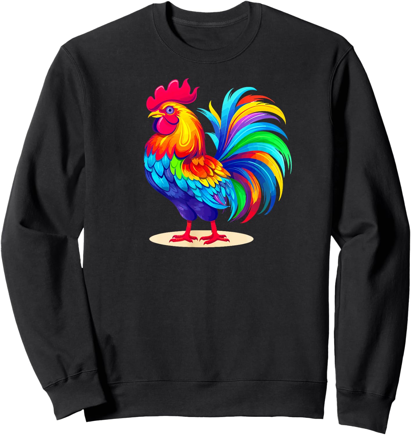Rooster Country Decor Chicken Gallo Farm Hahn Gockel Sweatshirt - Sweatshirt | Black