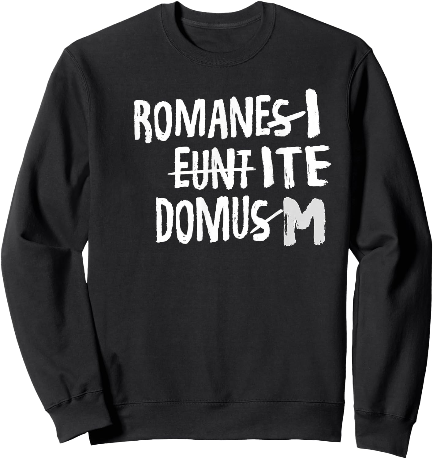 Romani Ite Domum - Learning Latin Like Life of Bryan , black, s Sweatshirt - Sweatshirt | Black