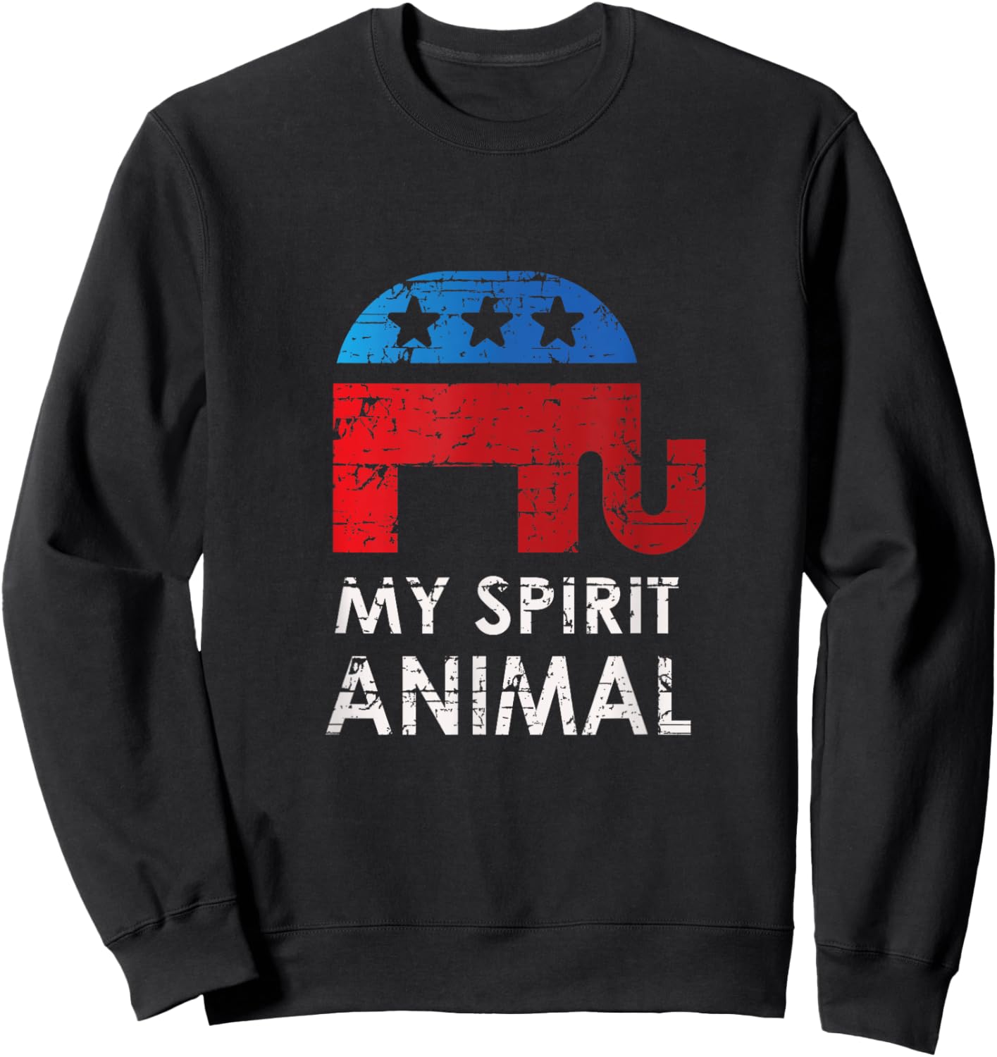 Republican Elephant Sweatshirt - Sweatshirt | Black