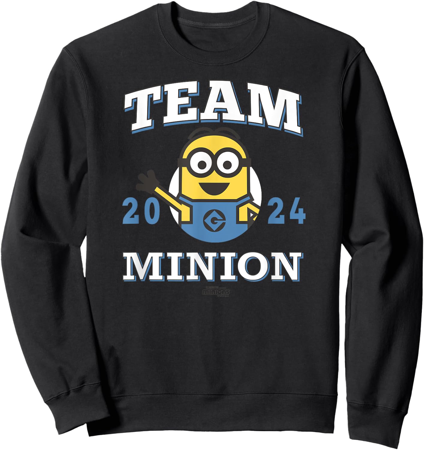 Minions Team Minions 2024 Sweatshirt - Sweatshirt | Black