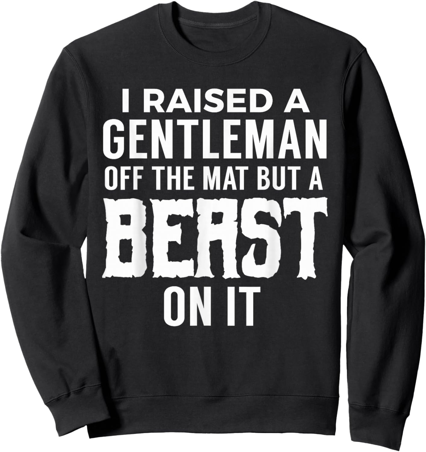 Proud Wrestling Mom Shirt Sweatshirt - Sweatshirt | Black