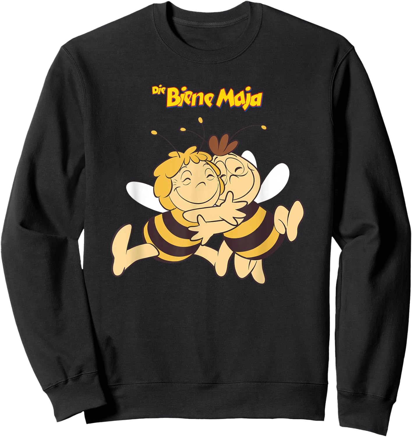 Die Biene Maja Retro Zeichentrick TV Serie Maja und Willi Sweatshirt - Sweatshirt | Black