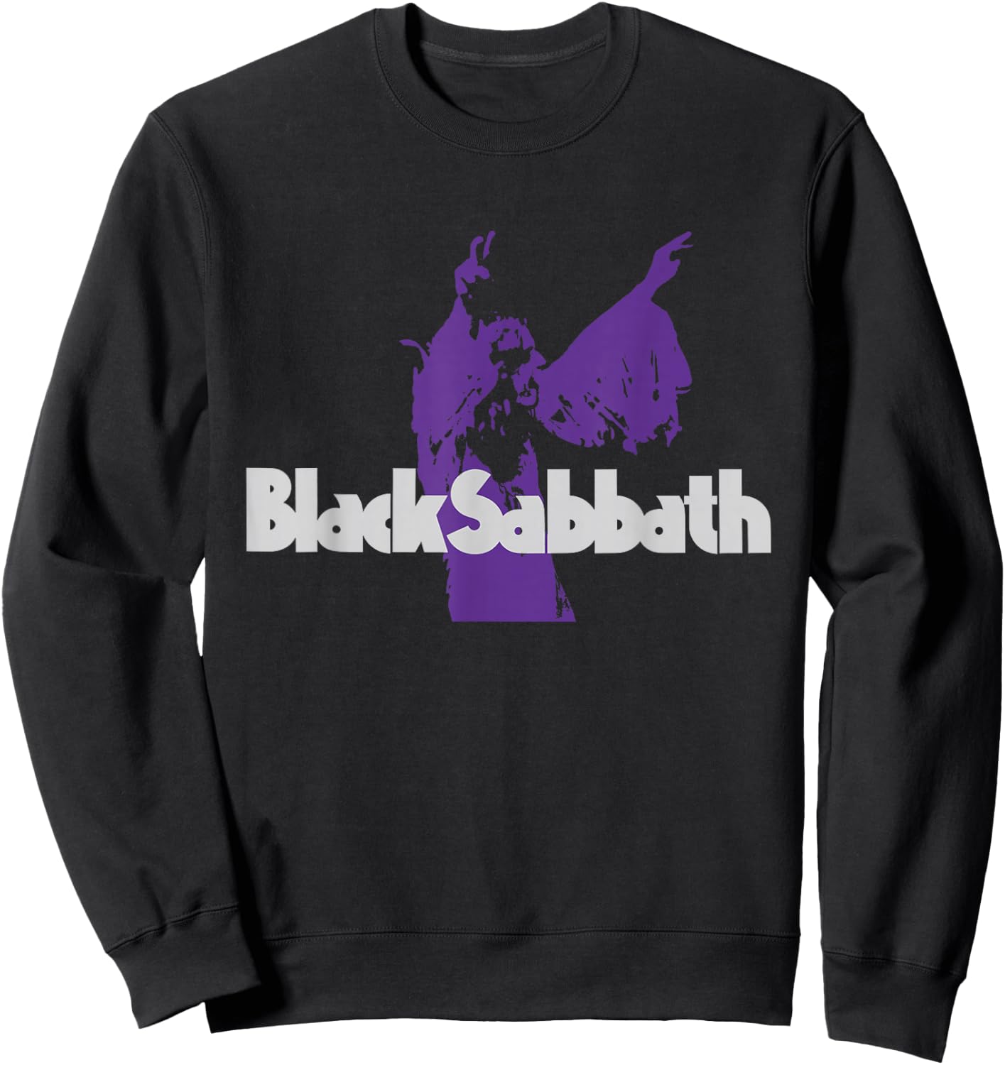 Offizielles offizielles Black Sabbath Purple Ozzy Sweatshirt - Sweatshirt | Black