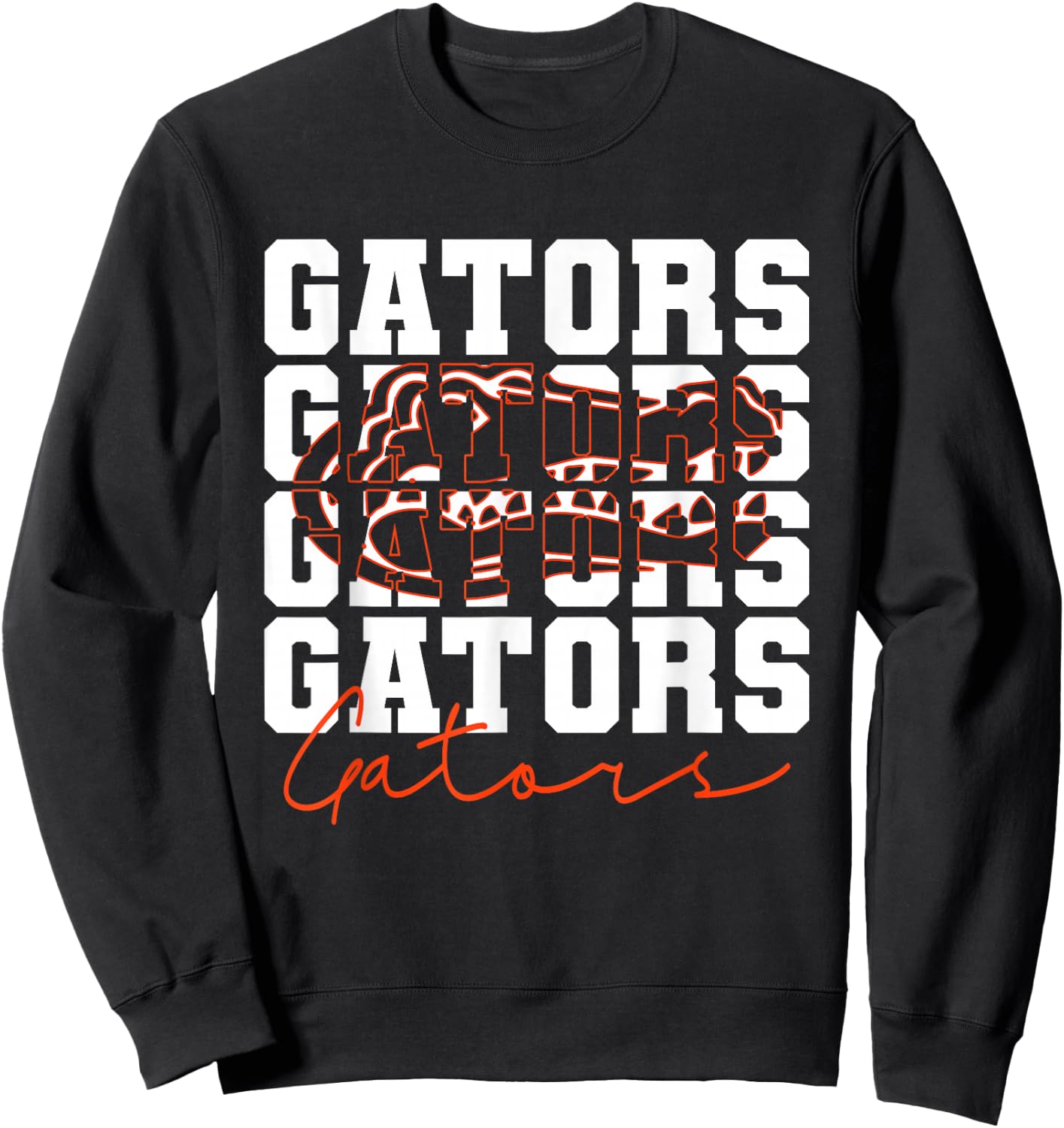 Gators Inspirational Design Gift Women Girls Boys Sweatshirt - Sweatshirt | Black