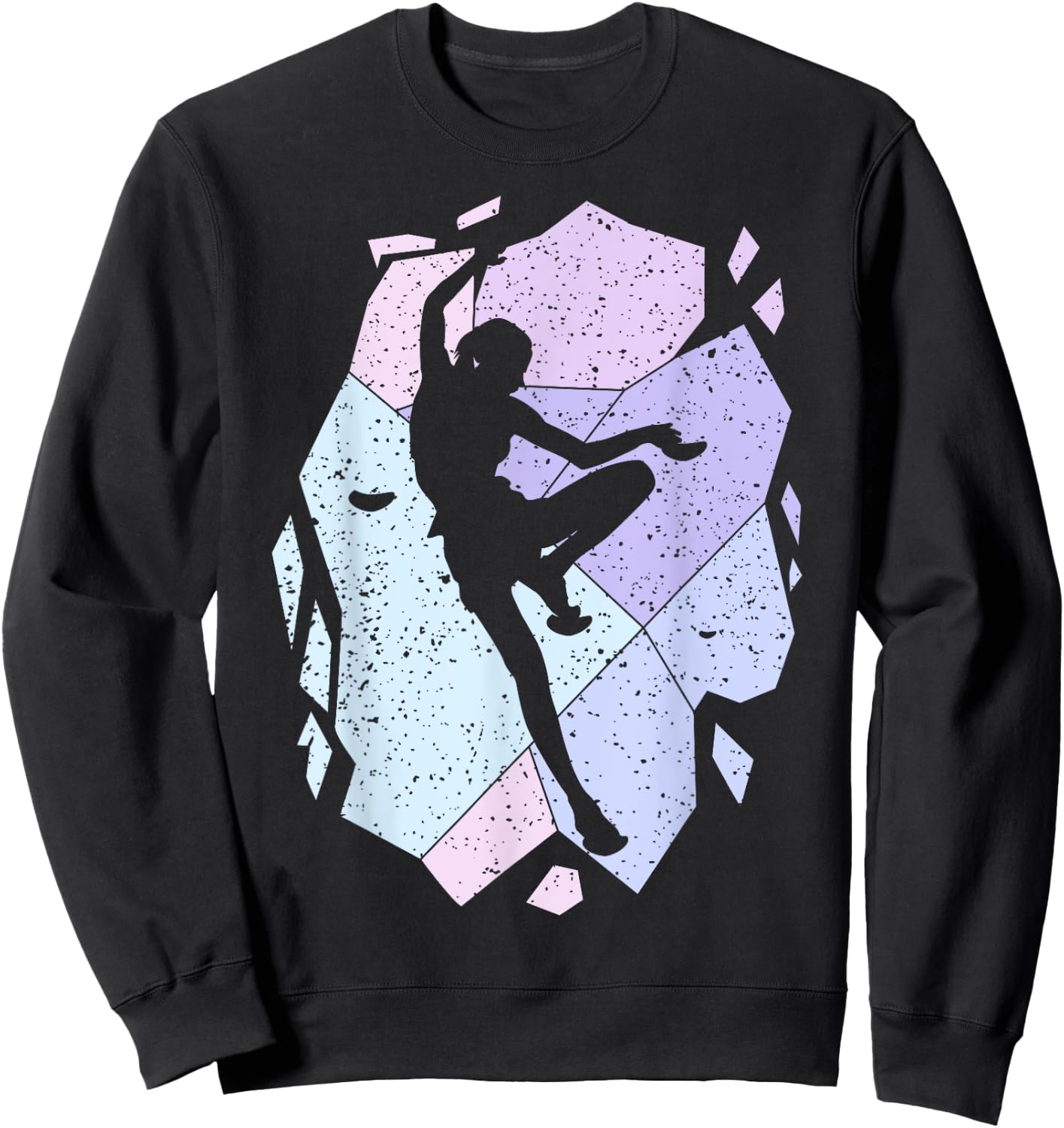 Klettern Kletterer Bergsteigen Bouldern Mädchen Kletter Sweatshirt - Sweatshirt | Black