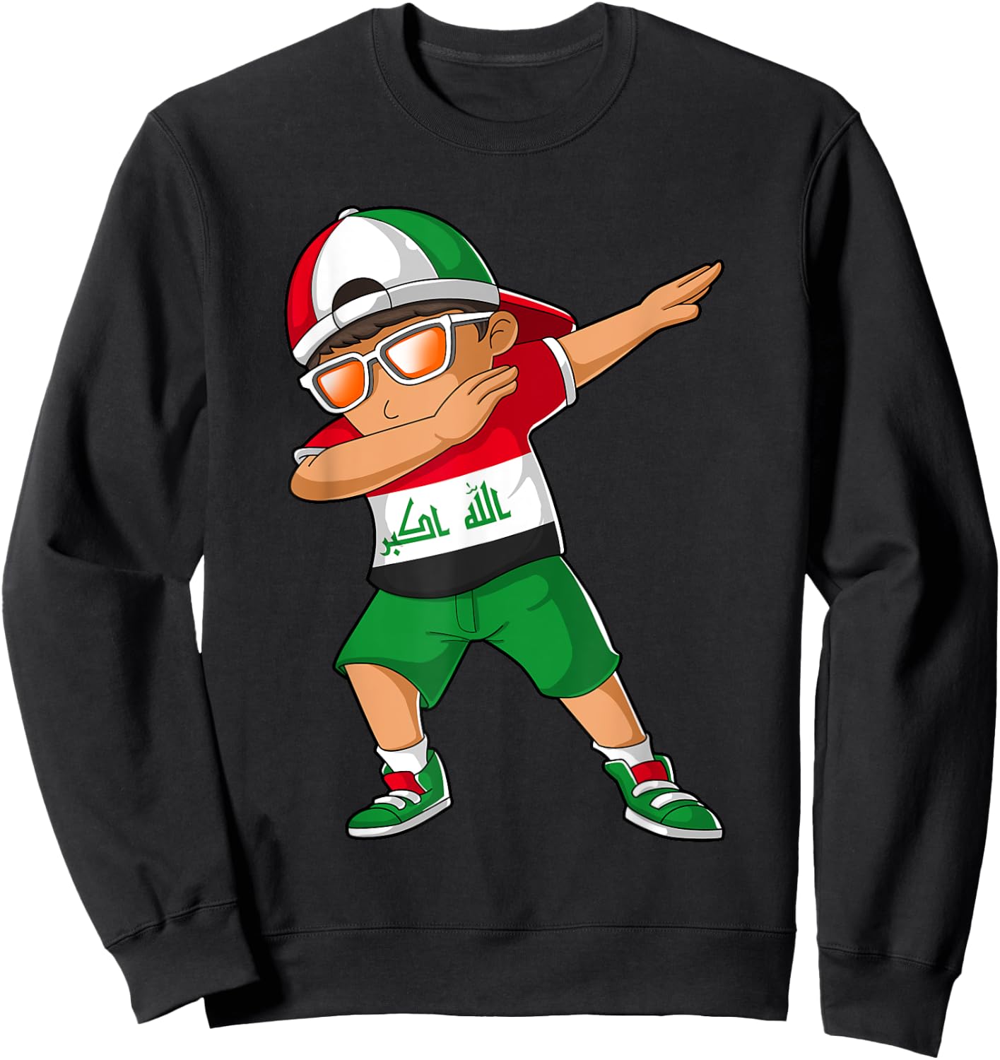 Iraqis Boy Iraq Kid Patriotism Roots Heritage Sweatshirt - Sweatshirt | Black