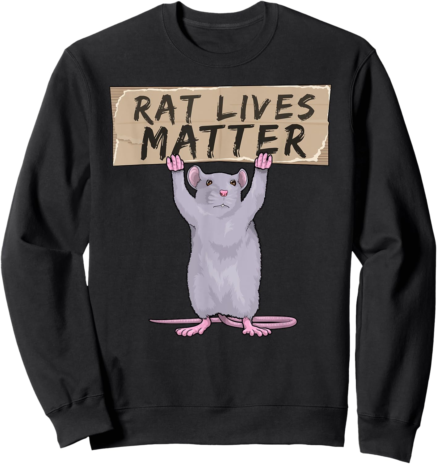 Rat Lives Matter Sweatshirt - Sweatshirt | Black