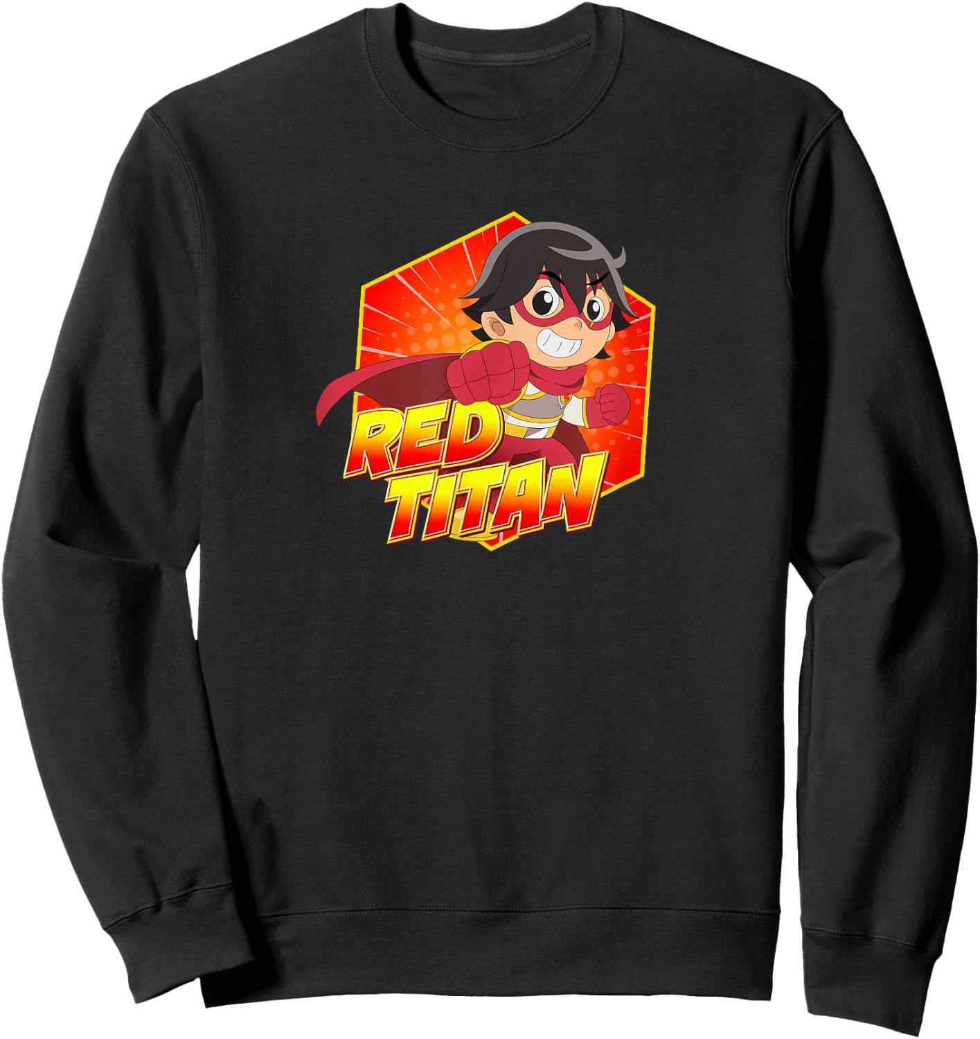 Ryan's World the Movie Red Titan Sweatshirt - Sweatshirt | Black