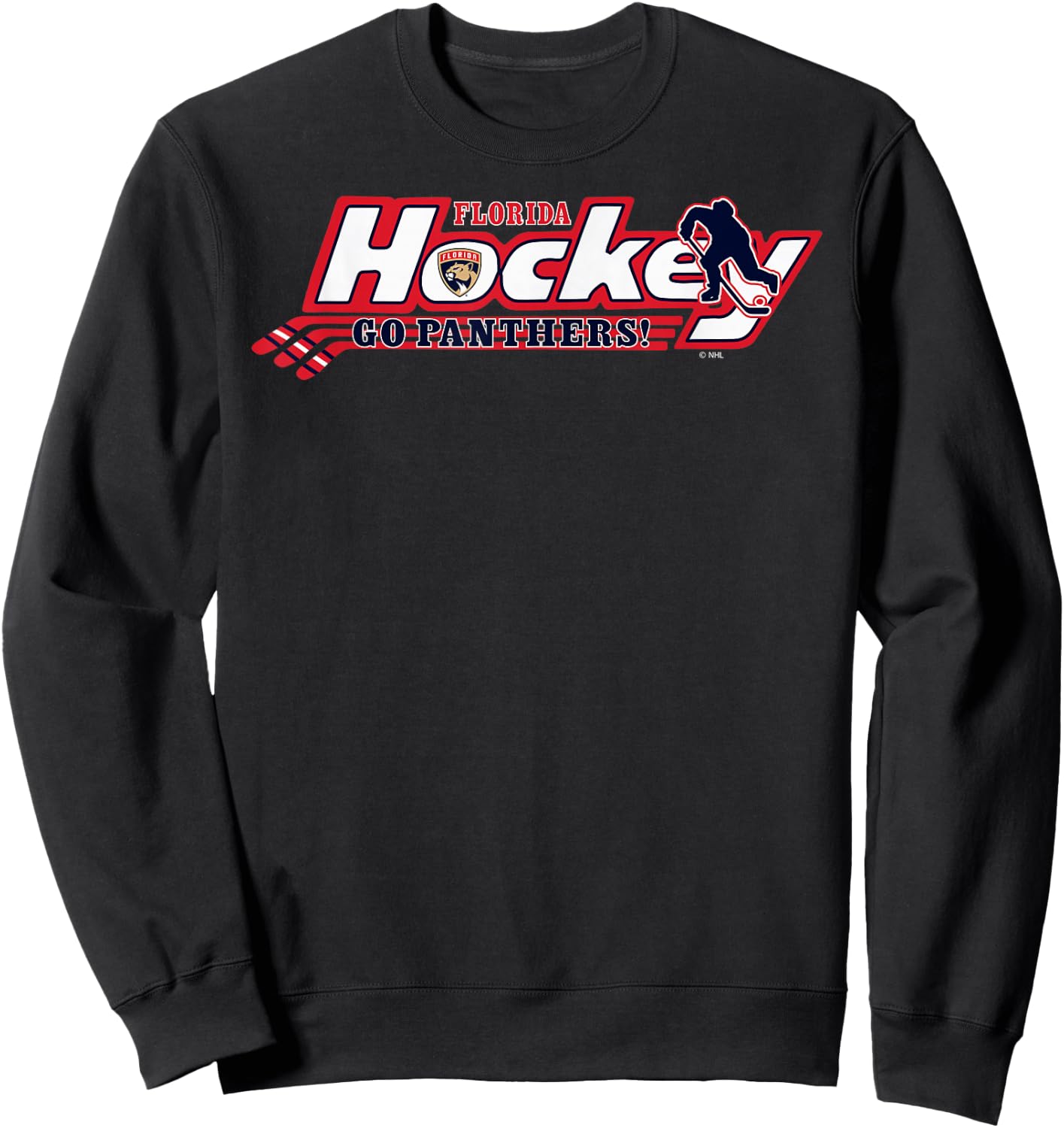 Florida Panthers Hockey Officially Licensed Sweatshirt - Sweatshirt | Black