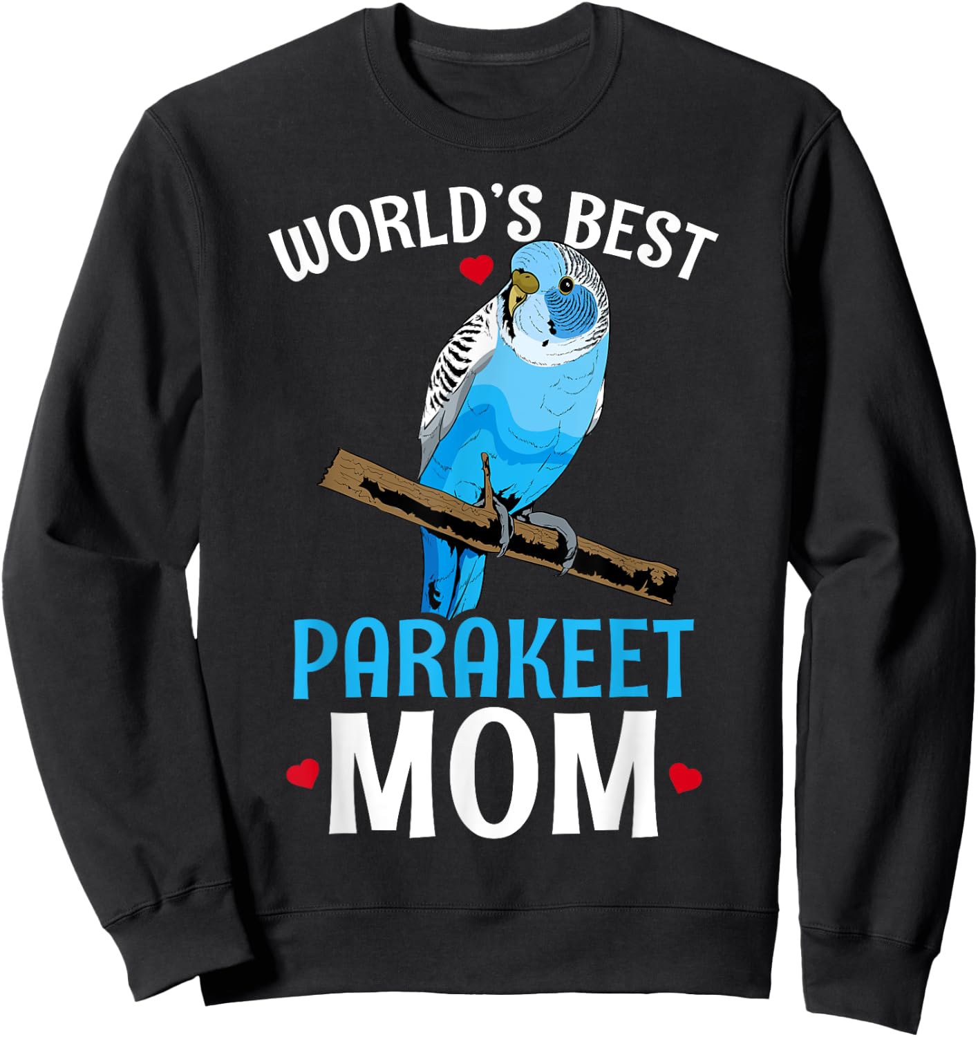 Parakeet Budgie Sweatshirt - Sweatshirt | Black