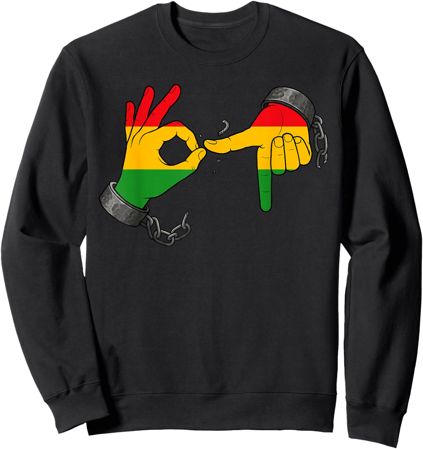 Funny Juneteenth 67 Six Seven Meme 1865 June 19th African Sweatshirt - Sweatshirt | Black