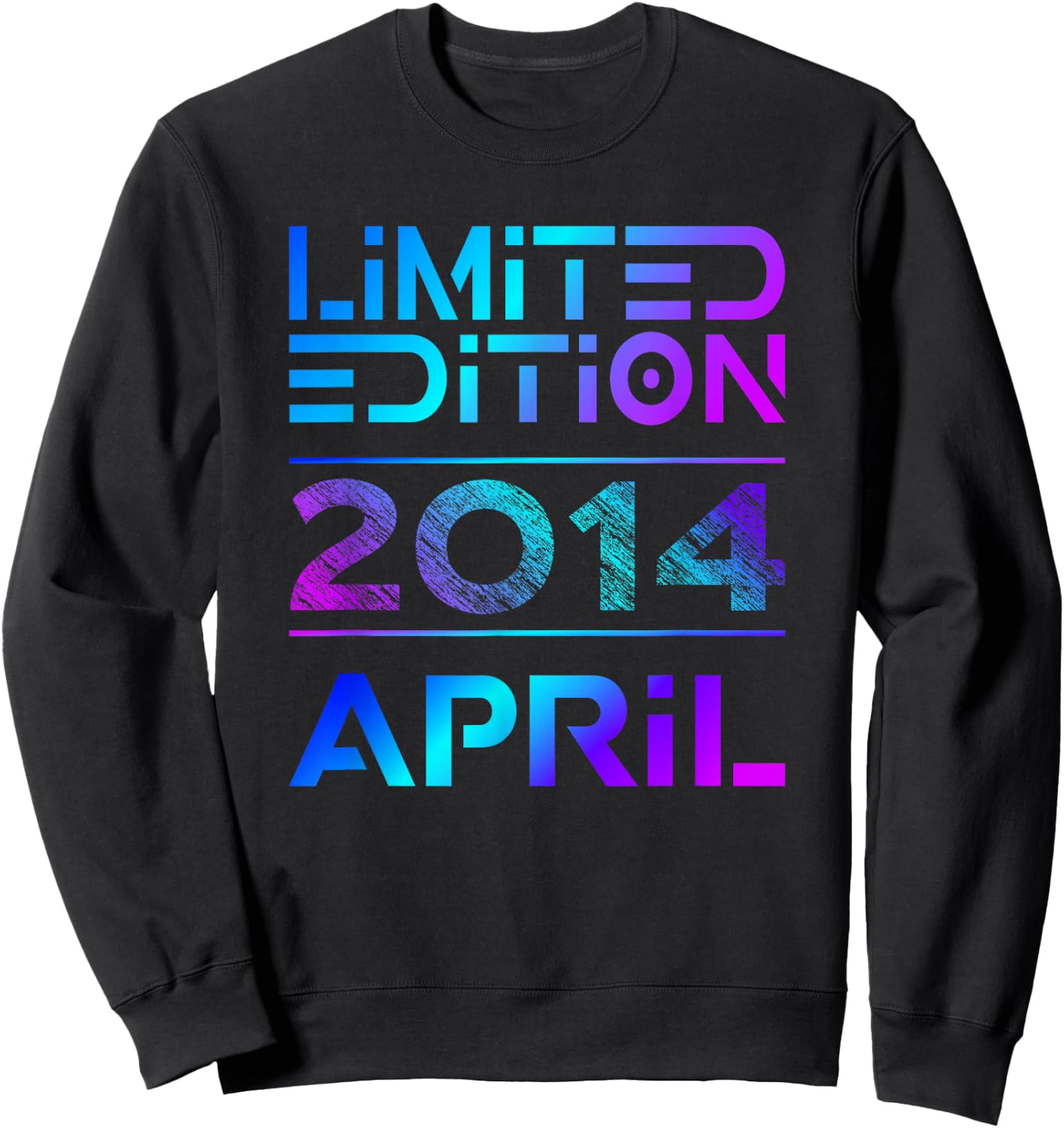 Limited Edition April 2014 Junge Mädchen 12. Geburtstag Sweatshirt - Sweatshirt | Black