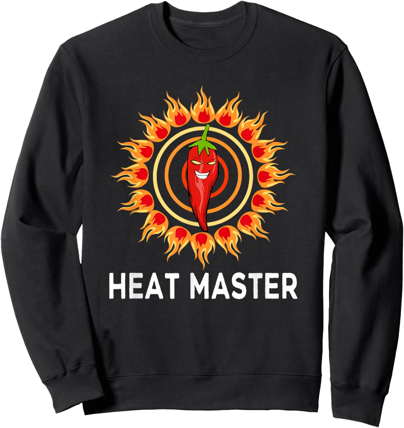 Sharp Food Funny Saying Chili Jalapeno Sweatshirt - Sweatshirt | Black