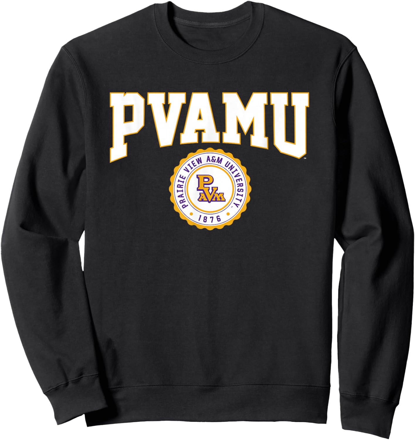 Prairie View A&M University Panthers Collegiate Seal Sweatshirt - Sweatshirt | Black