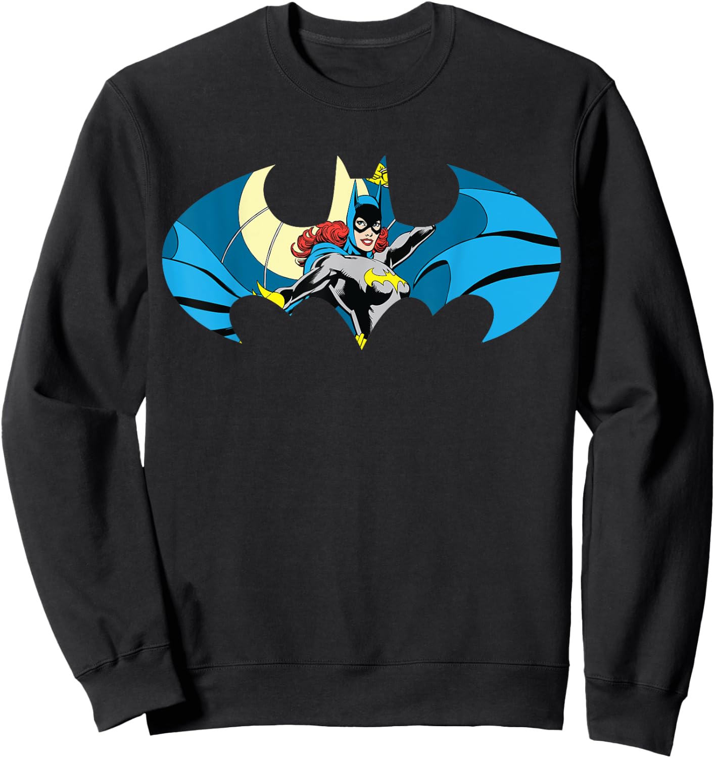 DC Batgirl Logo Charakterschild Sweatshirt - Sweatshirt | Black