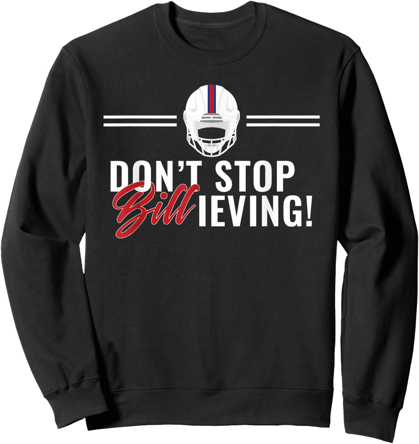 Don't Stop Billieving Sweatshirt - Sweatshirt | Black