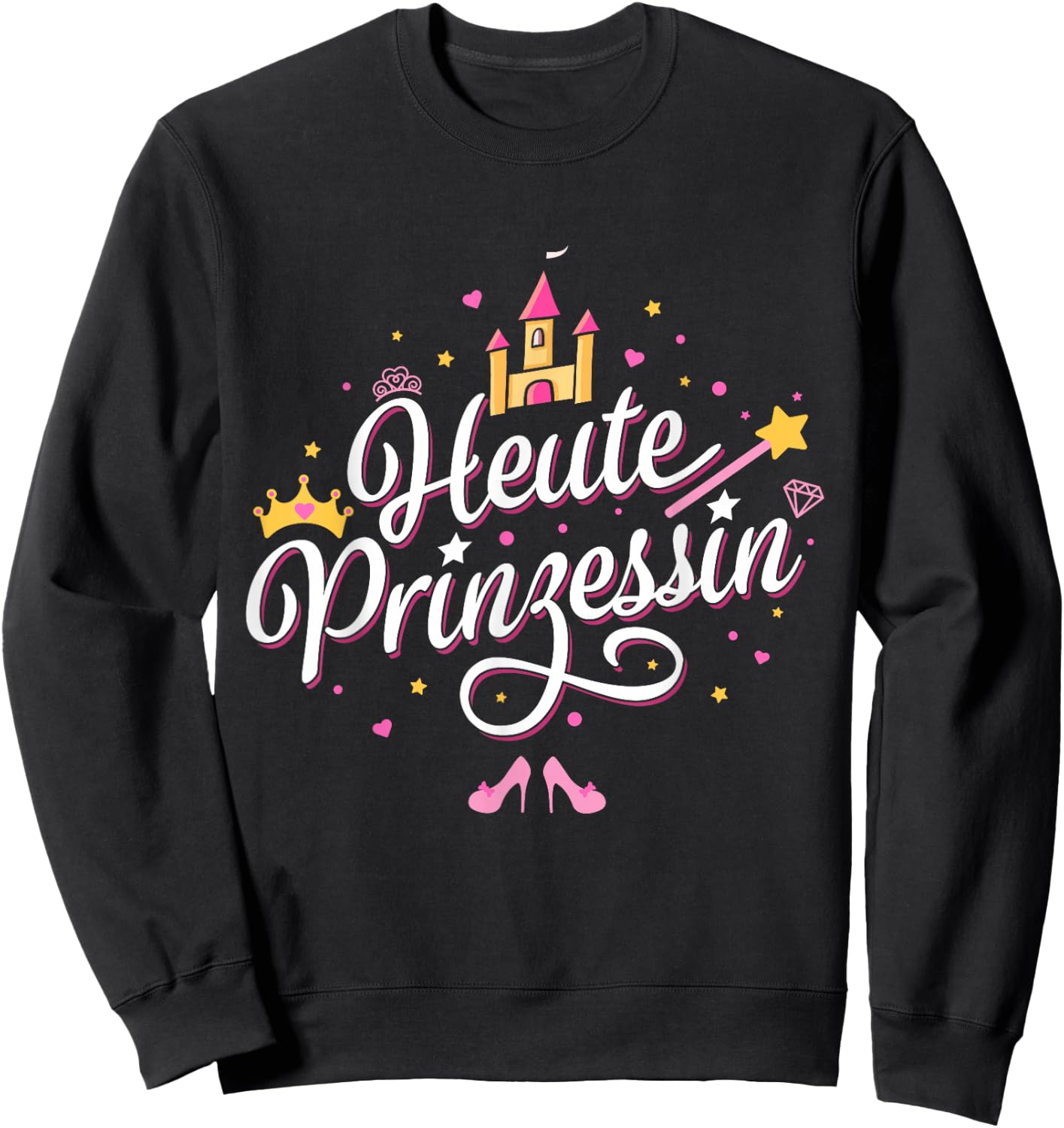 Carnival Costume Princess Funny Costume Replacement , black Sweatshirt - Sweatshirt | Black
