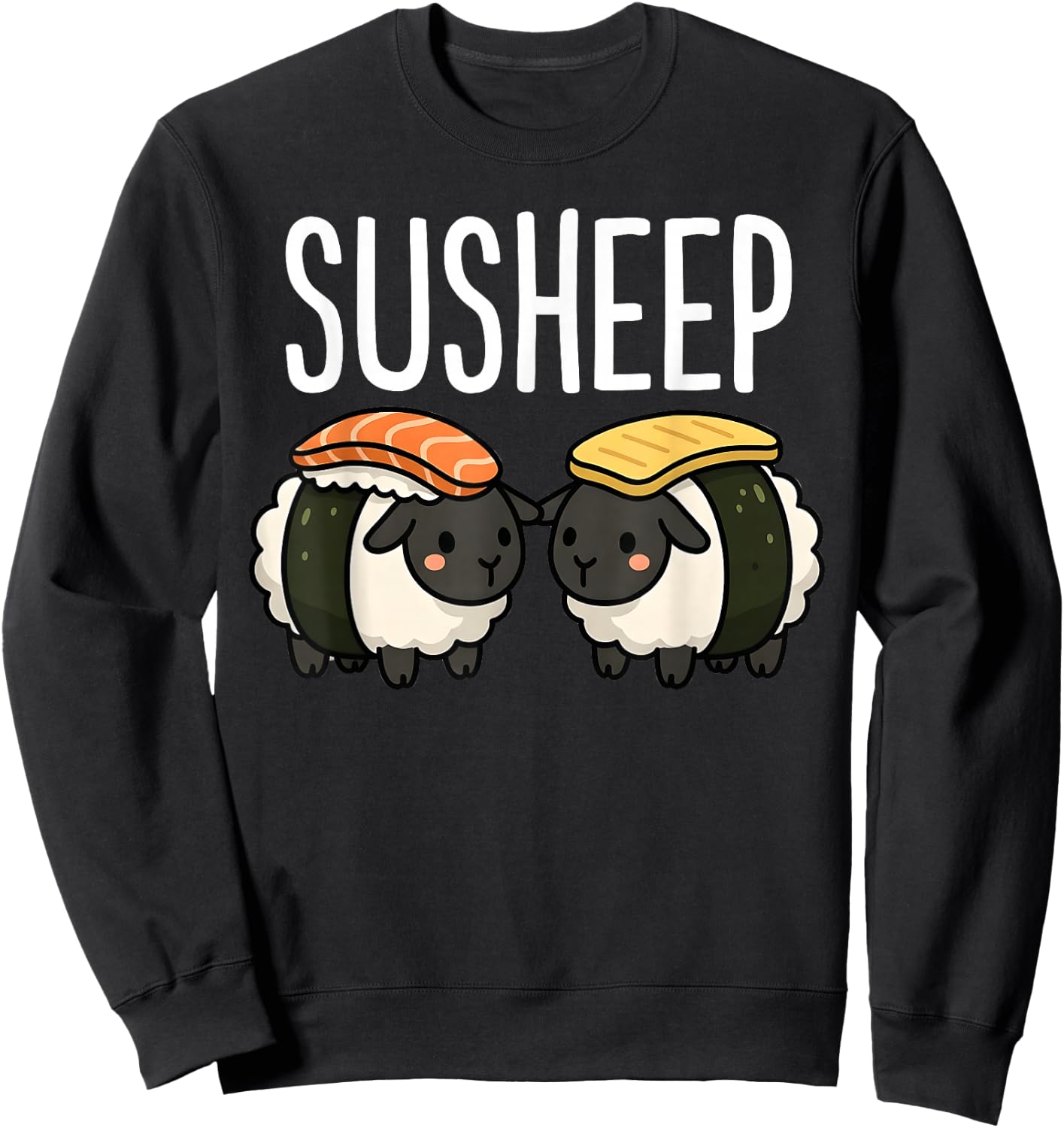 Susheep Sushi Sheep Sweatshirt - Sweatshirt | Black