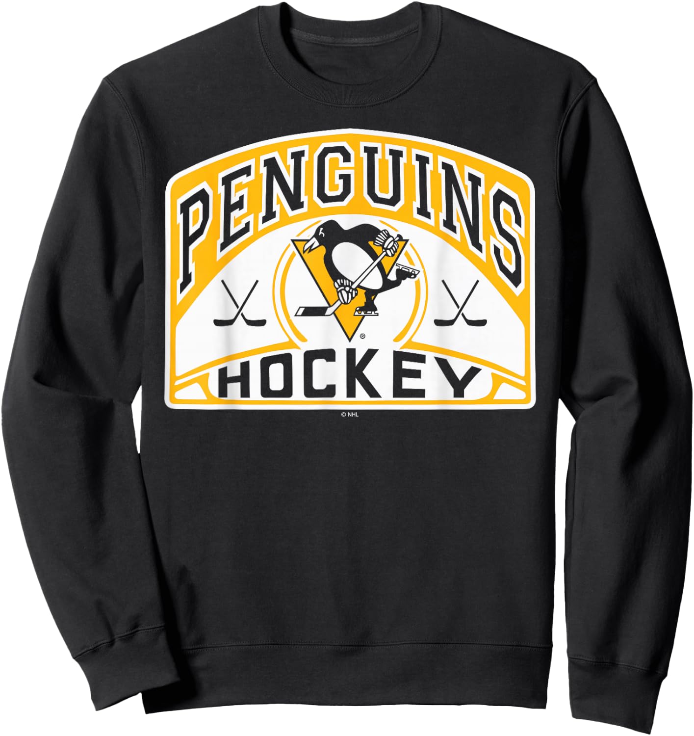 Pittsburgh Penguins Glide Black Officially Licensed Sweatshirt - Sweatshirt | Black