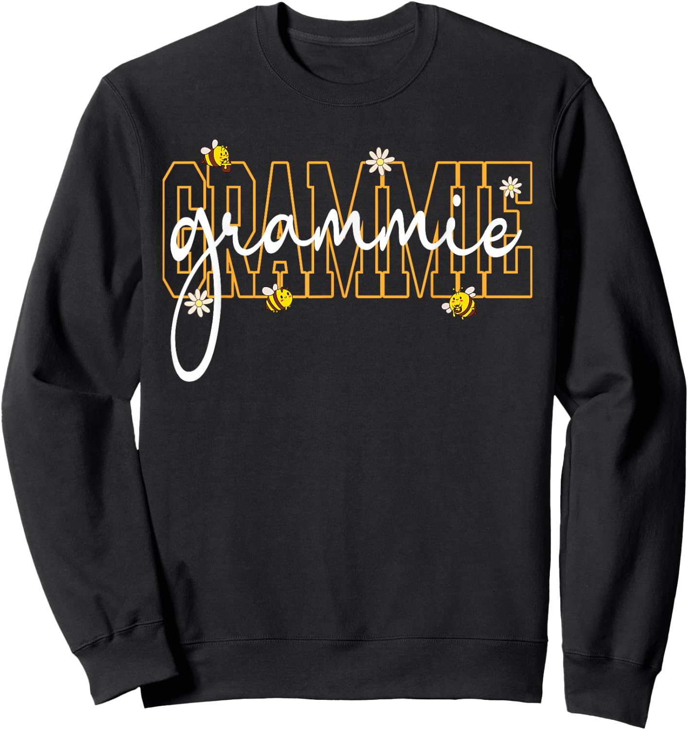 Bee 1st Birthday Matching Family Grammie to bee Sweatshirt - Sweatshirt | Black