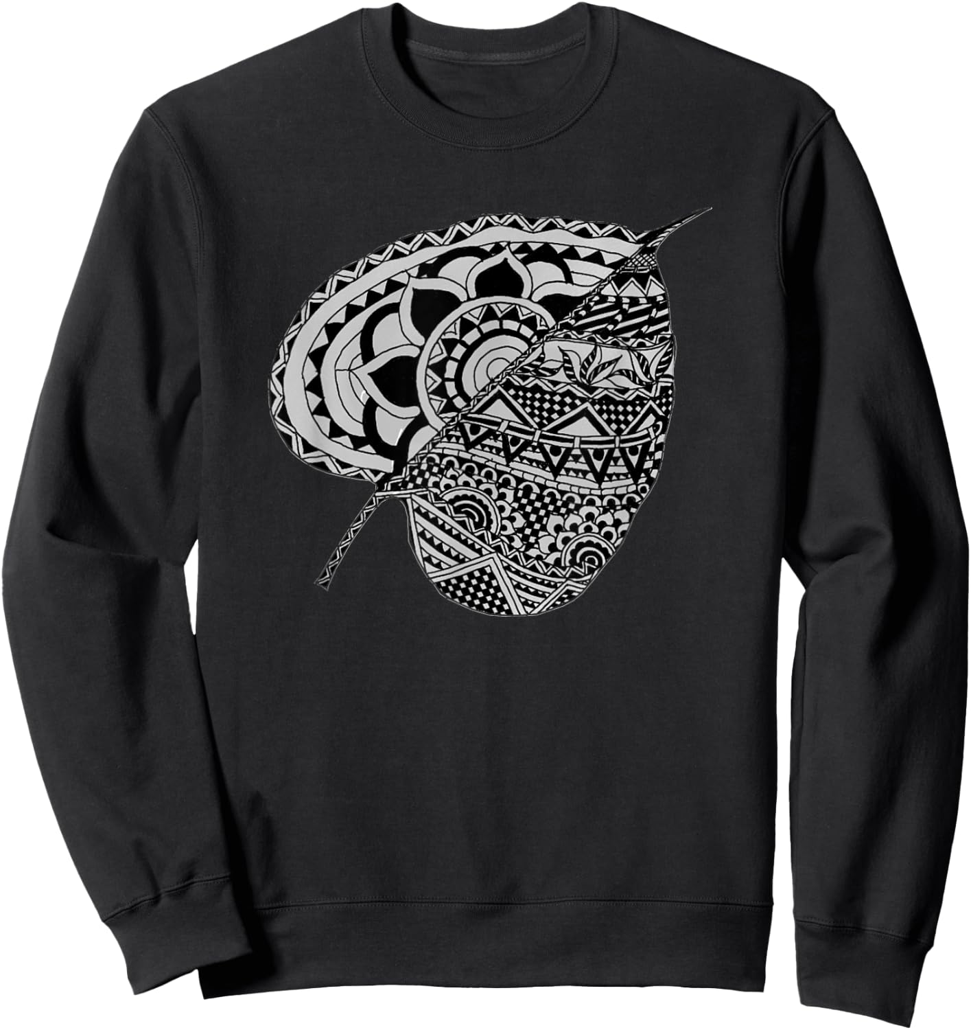 Peepal Leaf Sweatshirt - Sweatshirt | Black