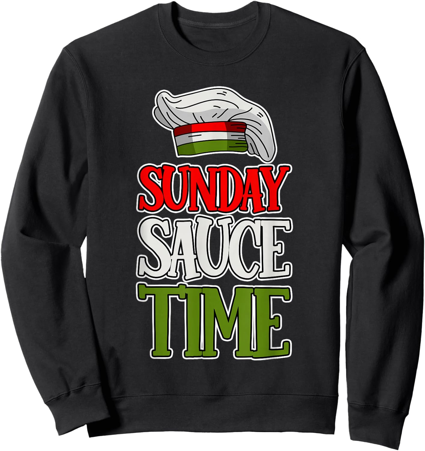 Sunday Sauce Time Sweatshirt - Sweatshirt | Black