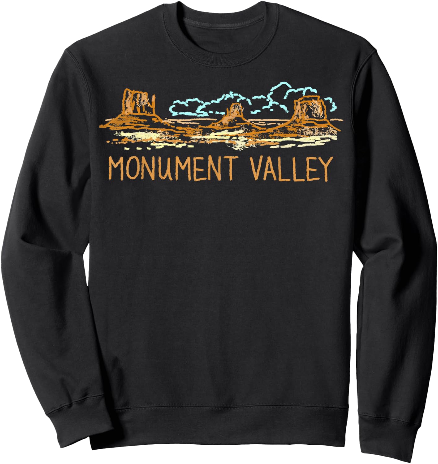 Monument Valley Sweatshirt - Sweatshirt | Black