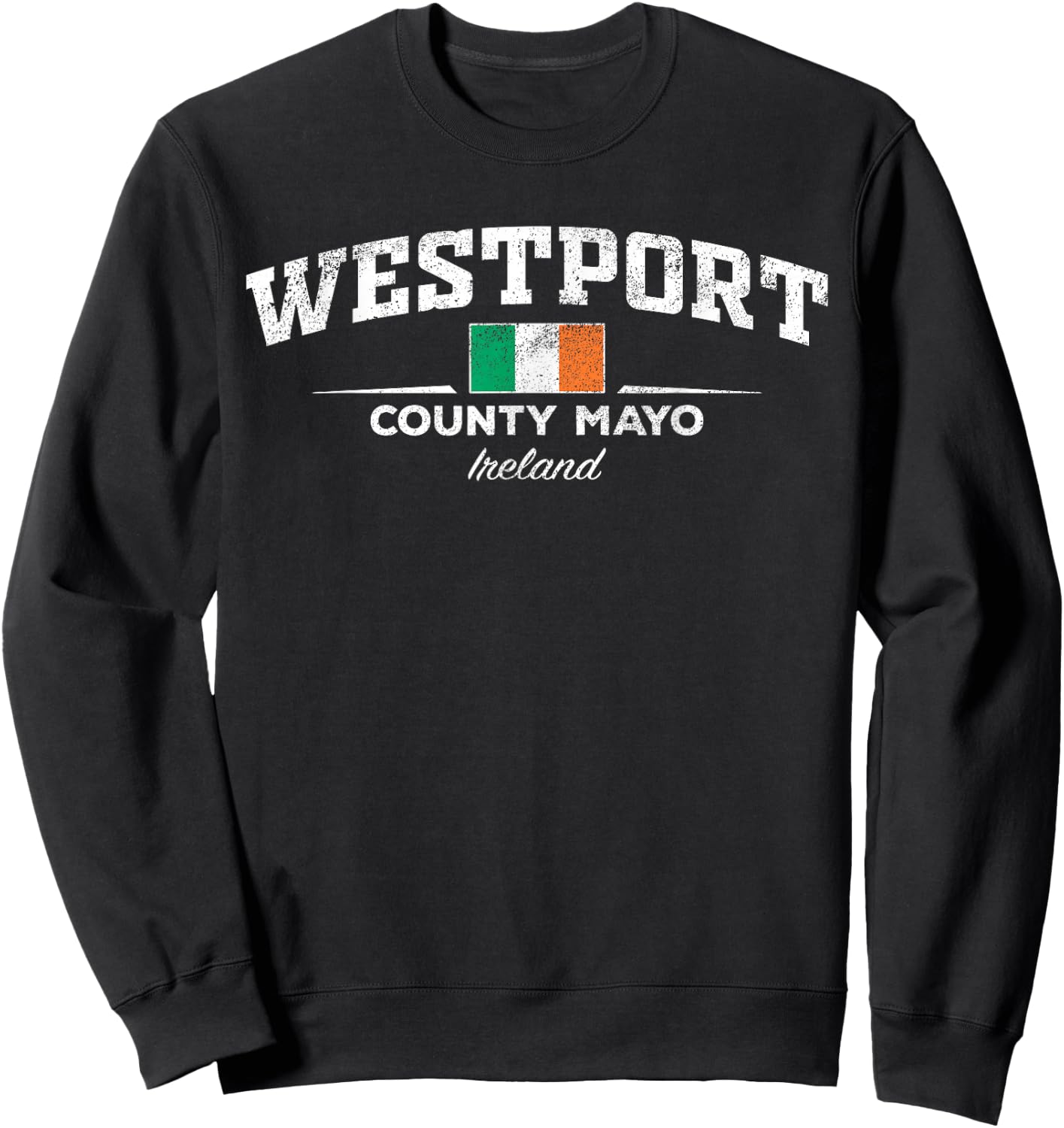 Westport Ireland , Black, S Sweatshirt - Sweatshirt | Black