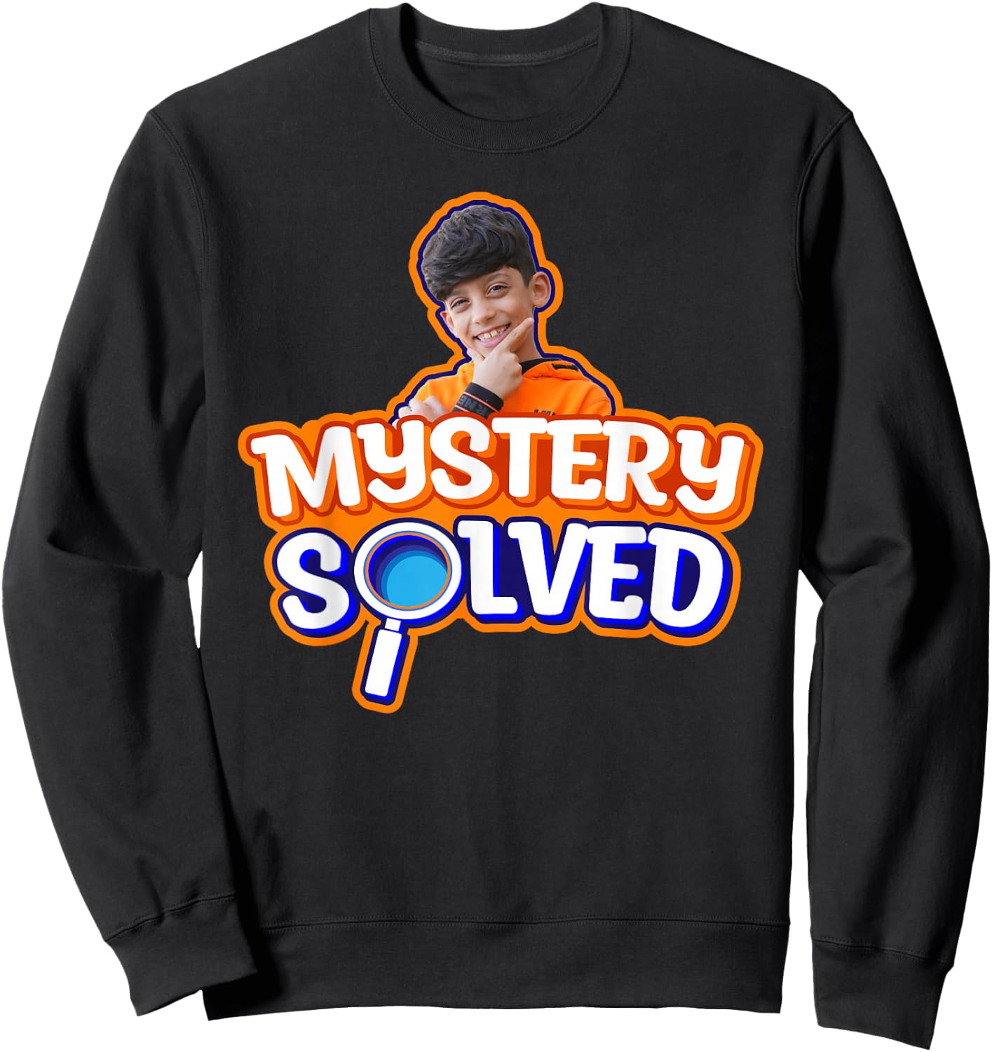 Jason Vlogs Mystery Solved Sweatshirt - Sweatshirt | Black