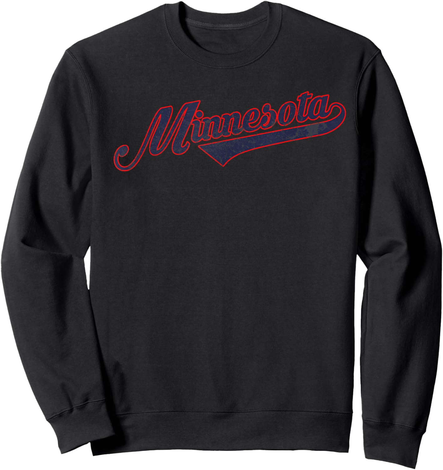 Minnesota Baseball vintage classic Sweatshirt - Sweatshirt | Black