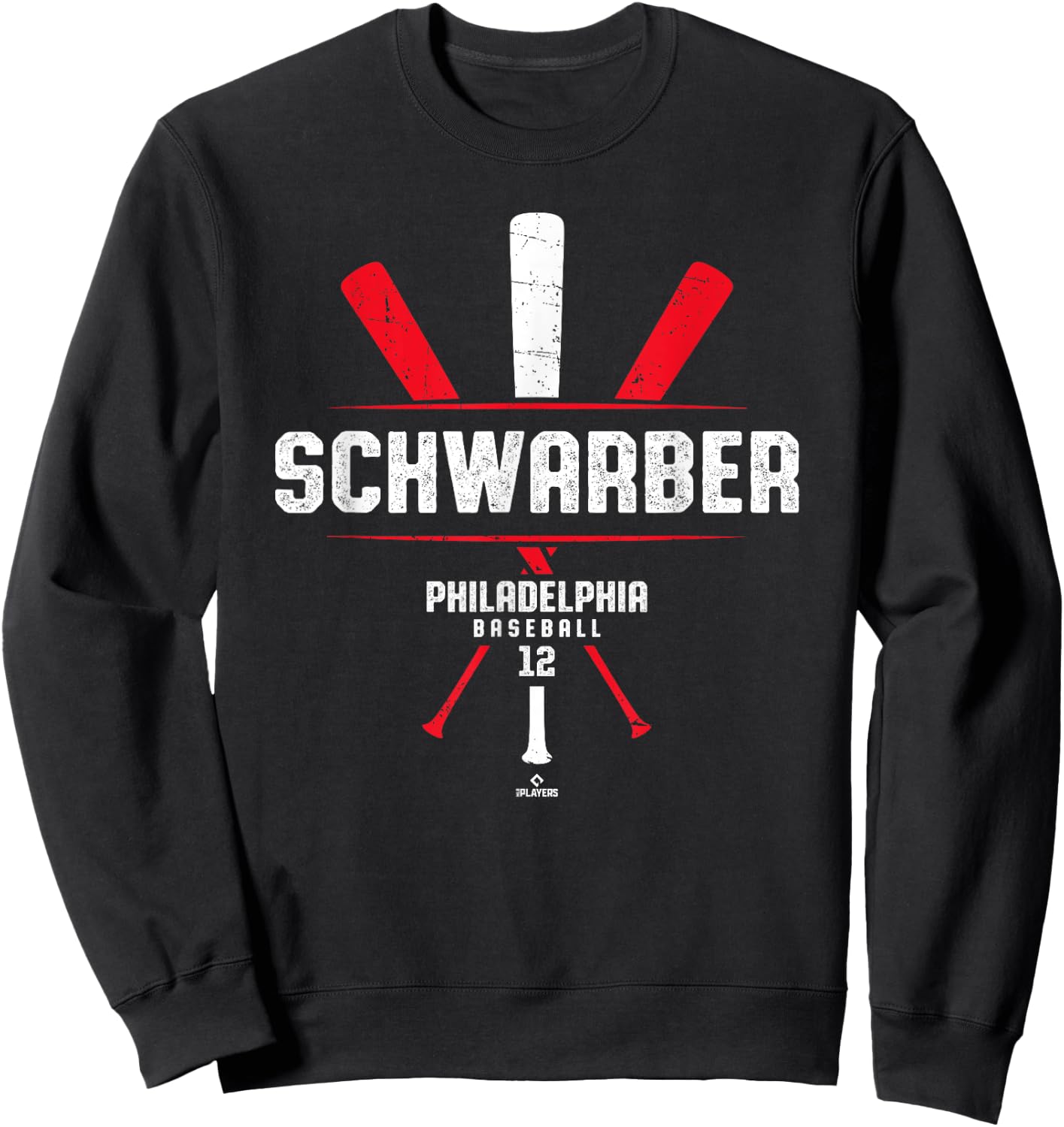 Vintage Baseball Bat Gameday Kyle Schwarber Philadelphia Sweatshirt - Sweatshirt | Black