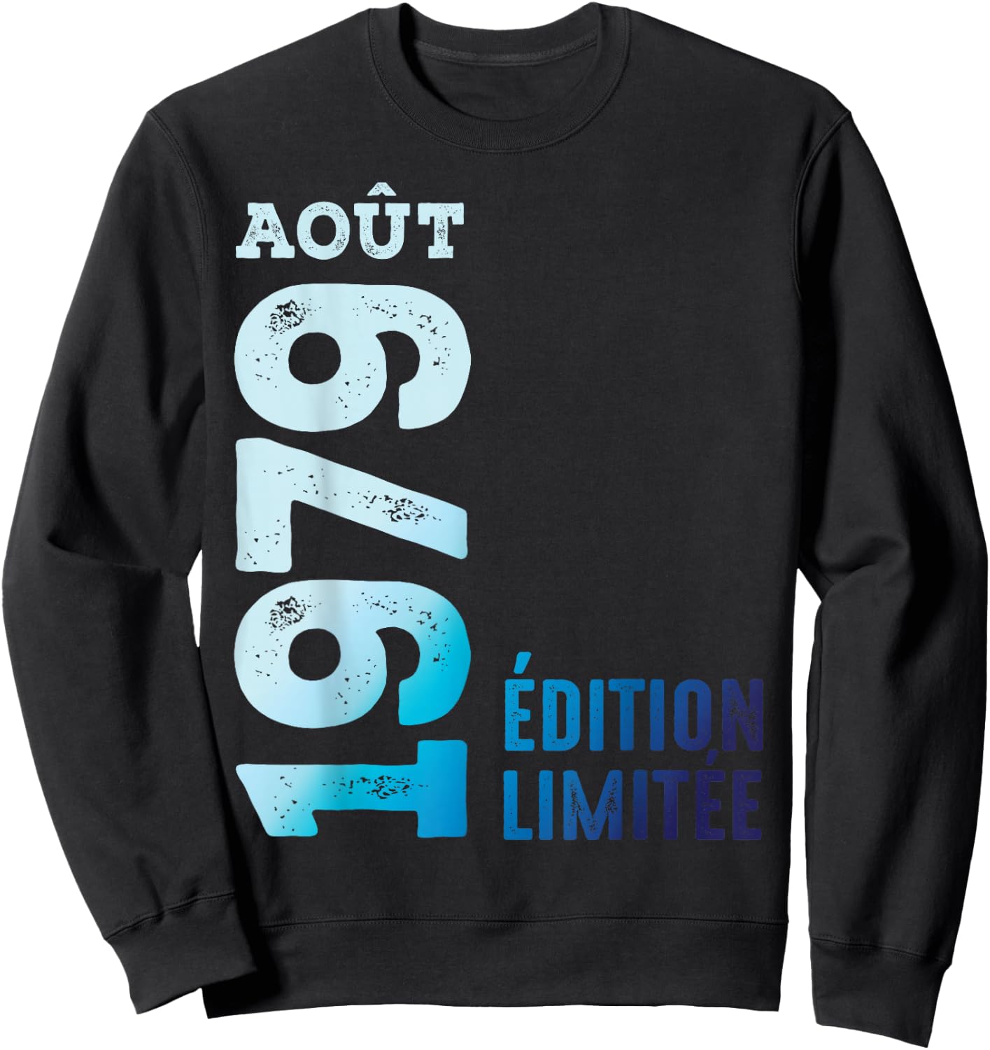Limited Edition 1979 August 1979 Retro Year 1979 Vintage , Black, S Sweatshirt - Sweatshirt | Black