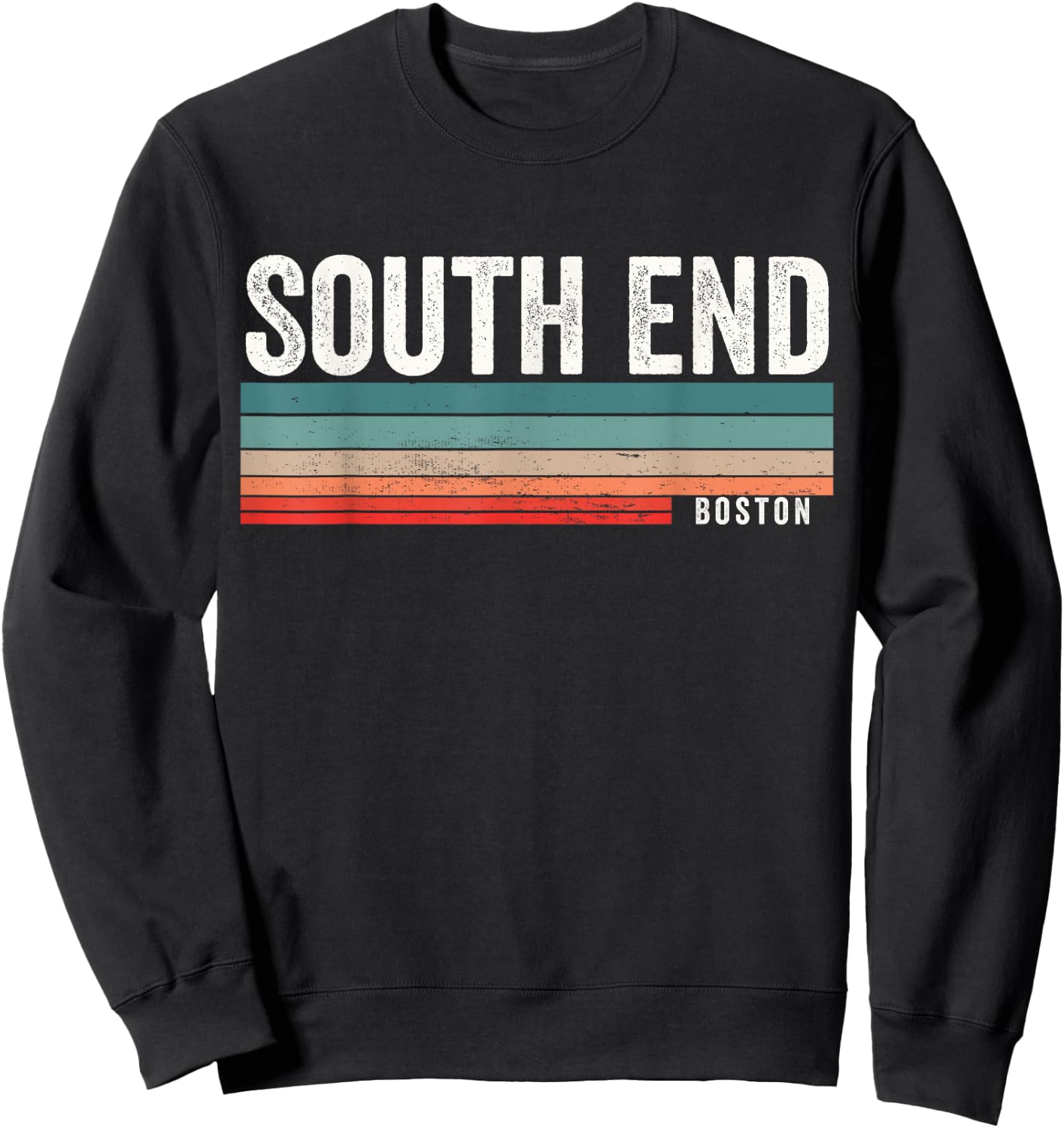 South End Boston Massachusetts, South End Sweatshirt - Sweatshirt | Black