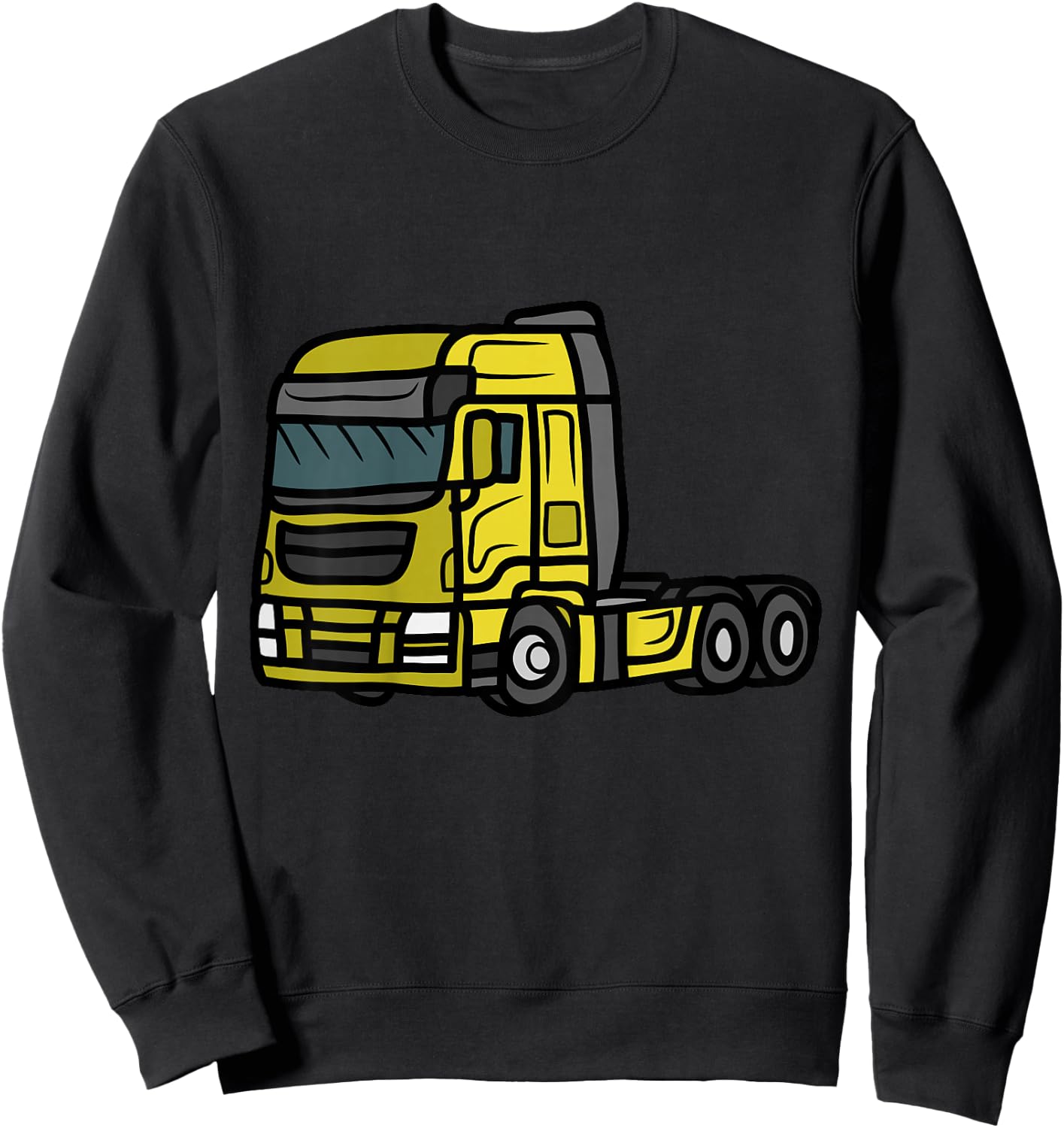 Truck Kinder LKW Shirt Kinder Diesel LKW Liebhaber Jungen Sweatshirt - Sweatshirt | Black