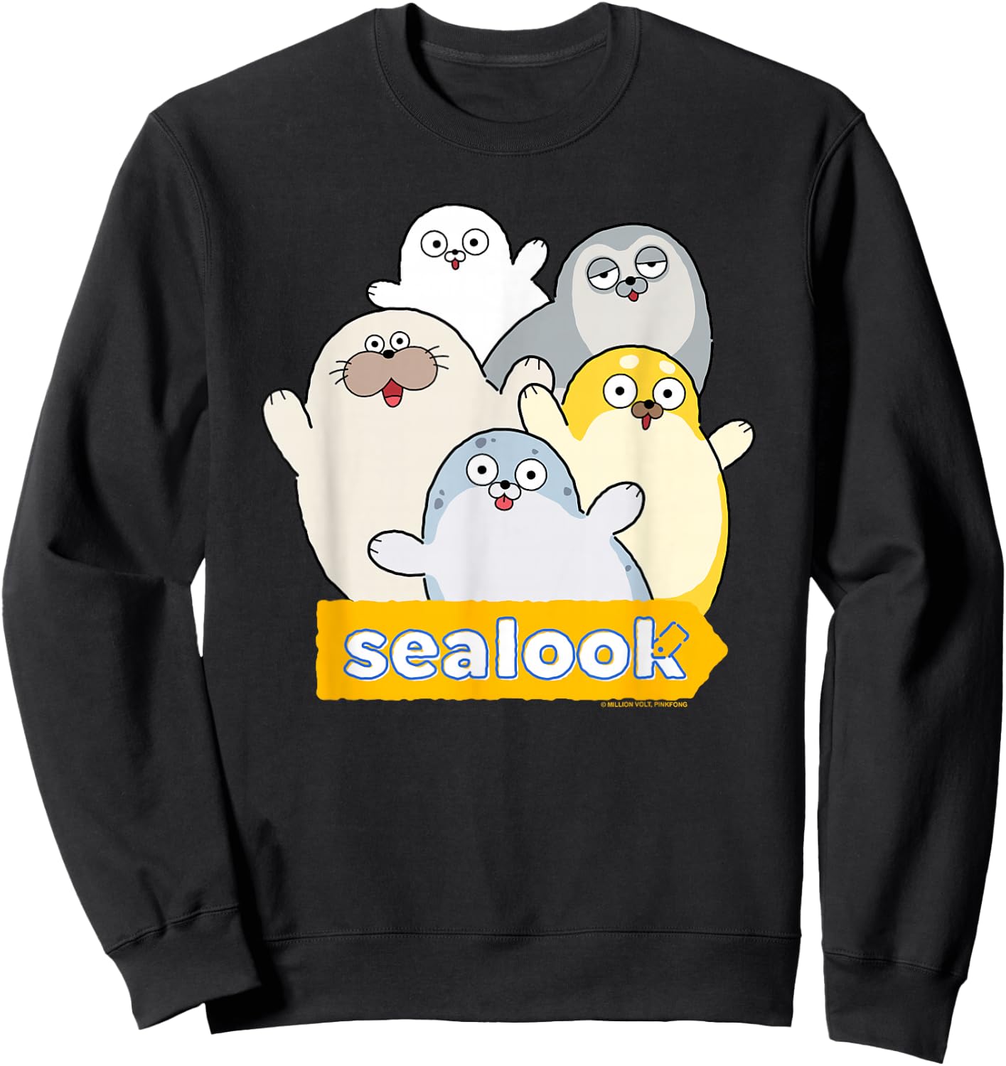Sealook Seal Group Sweatshirt - Sweatshirt | Black