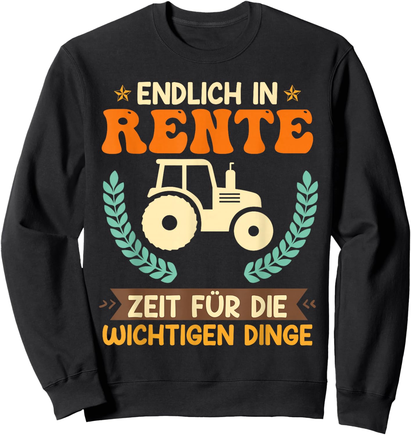 Farmers in Retirement Farm Pensioner , black Sweatshirt - Sweatshirt | Black
