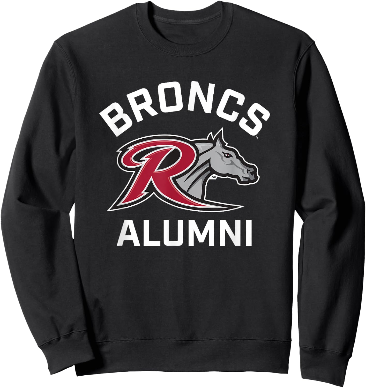 Rider University Broncs Arched Alumni Sweatshirt - Sweatshirt | Black