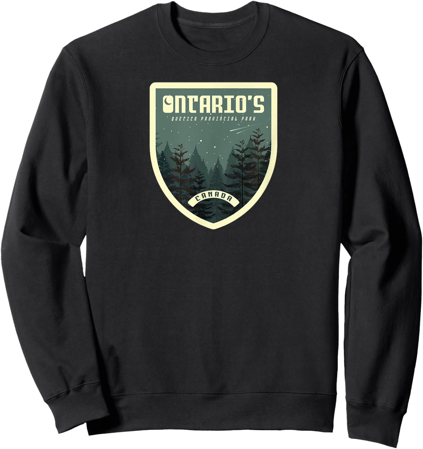 Ontarios Quetico Provincial Park - Canada Sweatshirt - Sweatshirt | Black