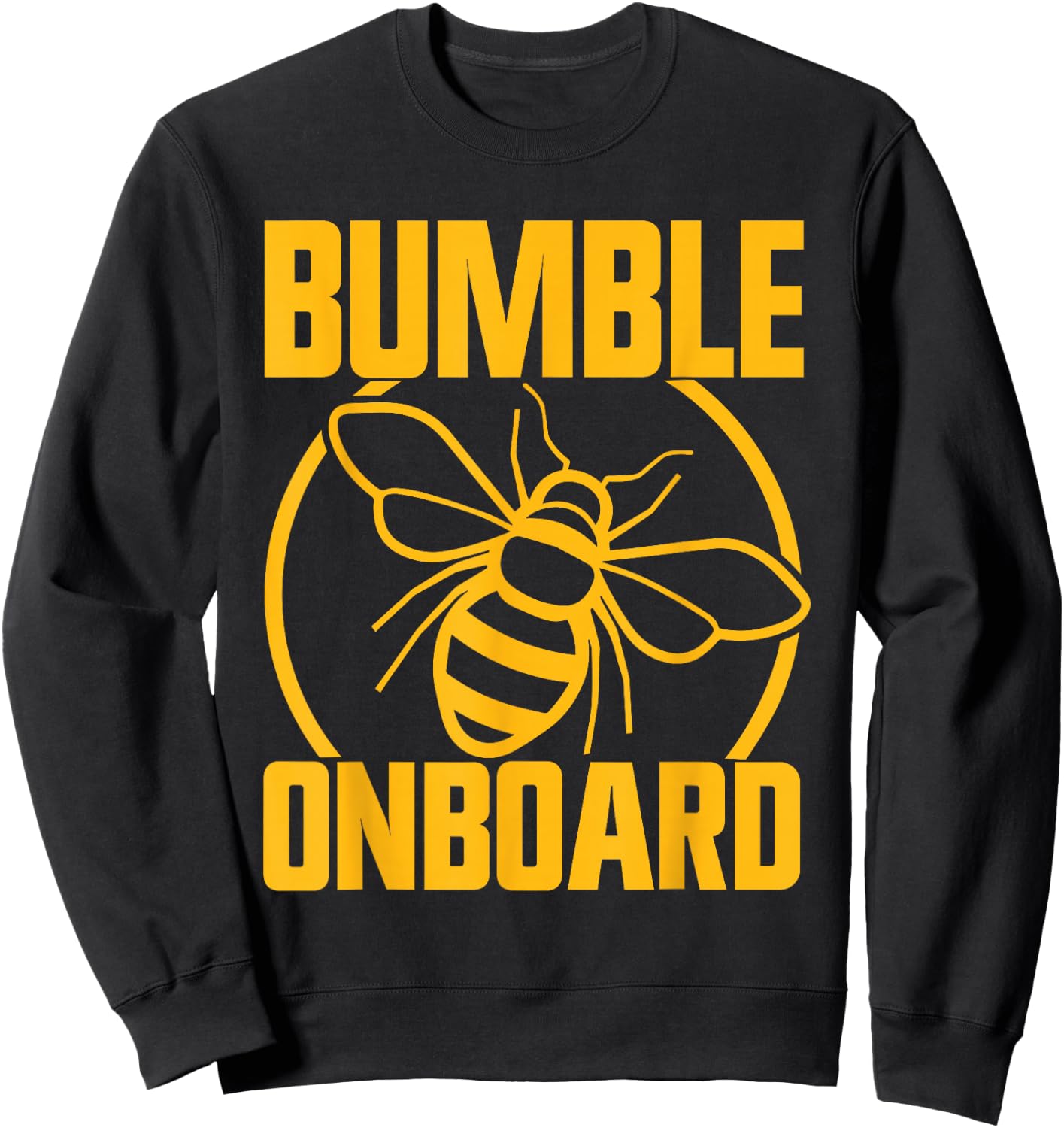 Bumble aboard Bumblebee Sweatshirt - Sweatshirt | Black