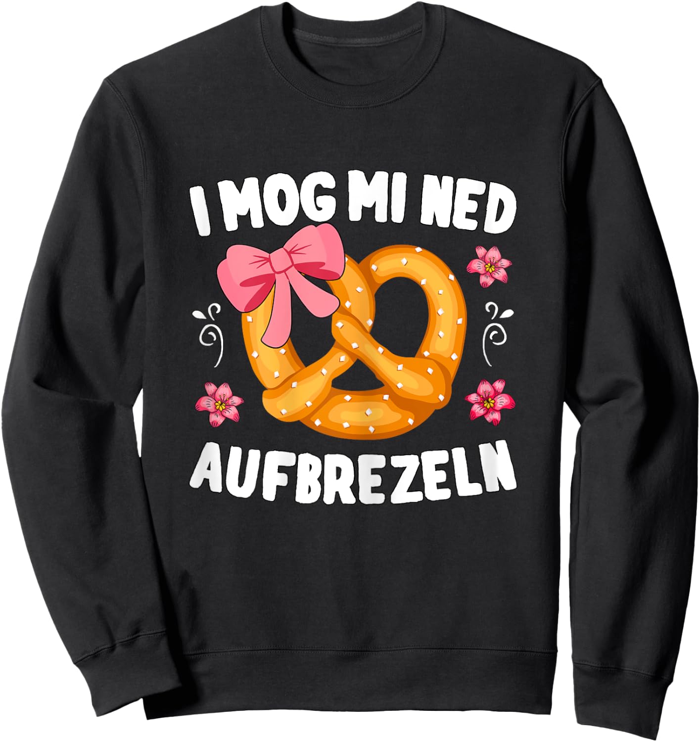 Costume Shirt Women's Pretzel Dirndl Shirt Girls' Costume , black Sweatshirt - Sweatshirt | Black