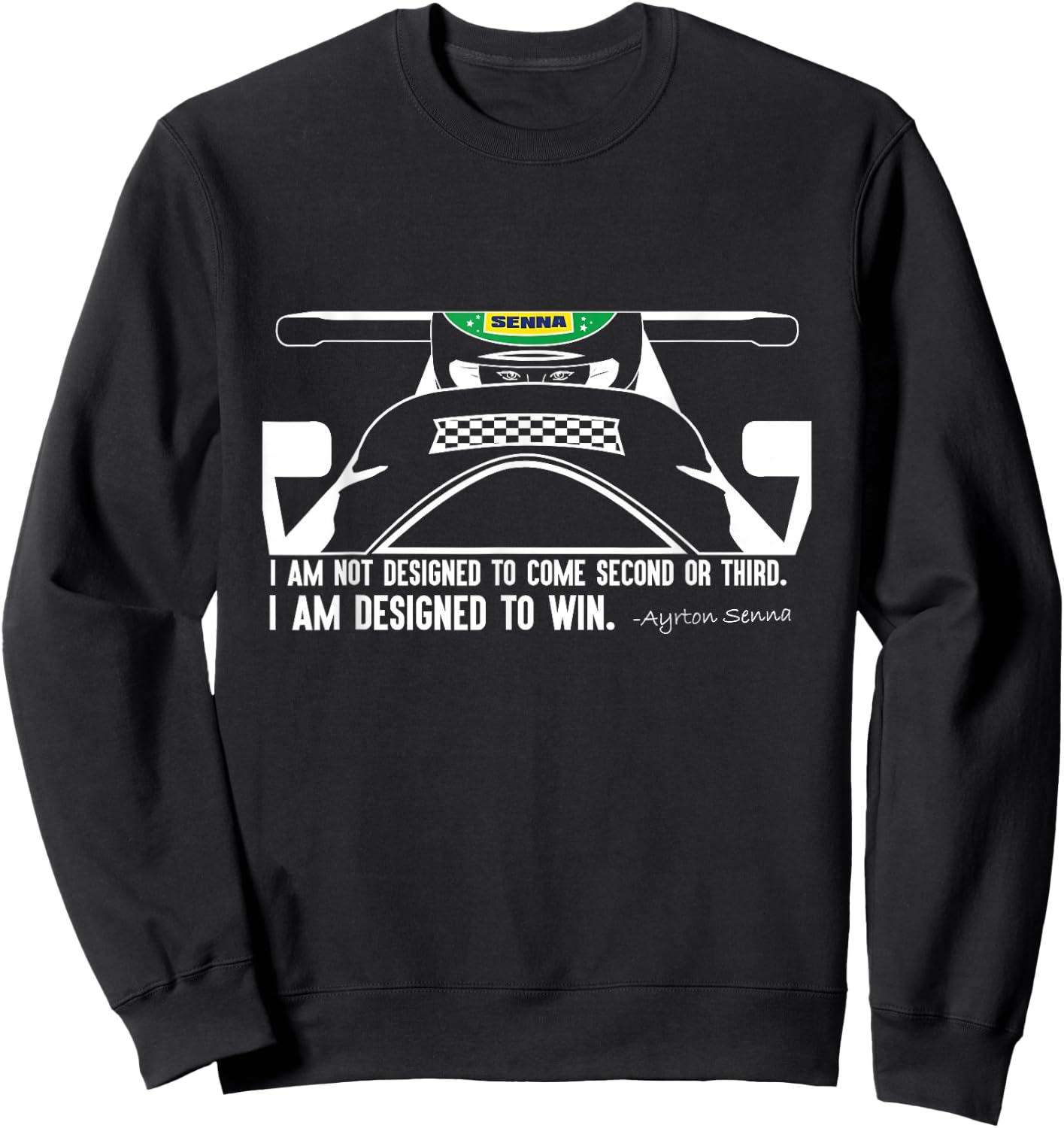 Entwickelt, um zu gewinnen - Senna Sweatshirt - Sweatshirt | Black